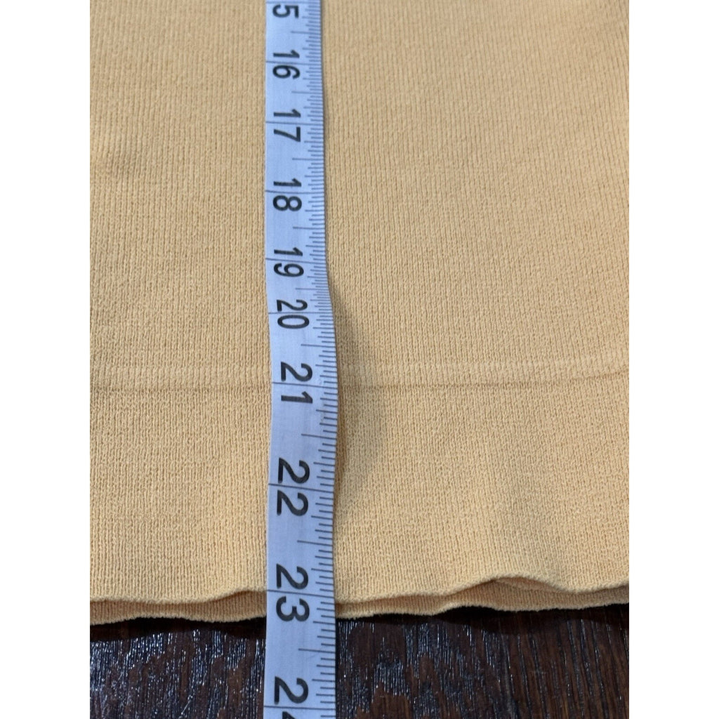 Talbots Tank Top Yellow Cotton Rayon Blend Women's M Sleeveless Shell