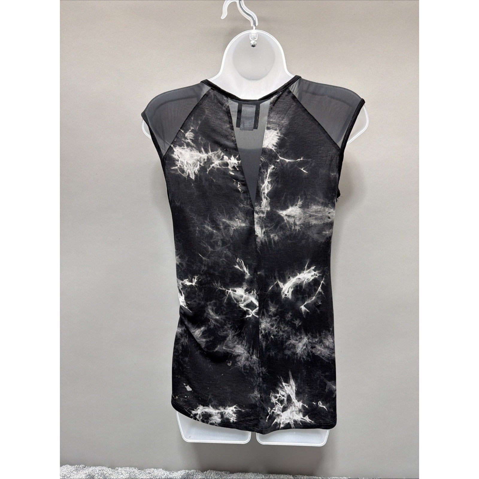 Harley Davidson Black Women Medium Shirt Blouse Rhinestones Black Flaw