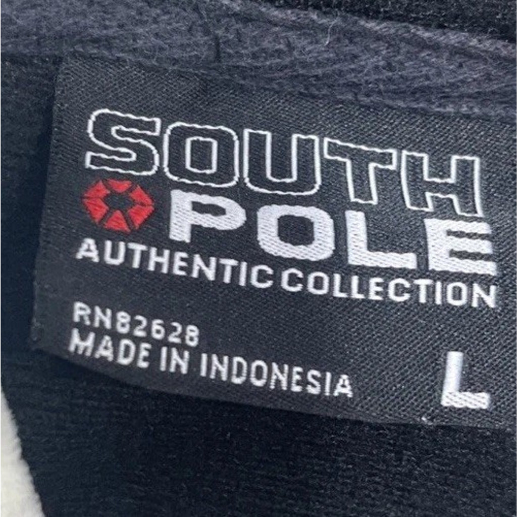 Y2K Southpole Hoodie Mens L Grunge Fleece Hip Hop Skater