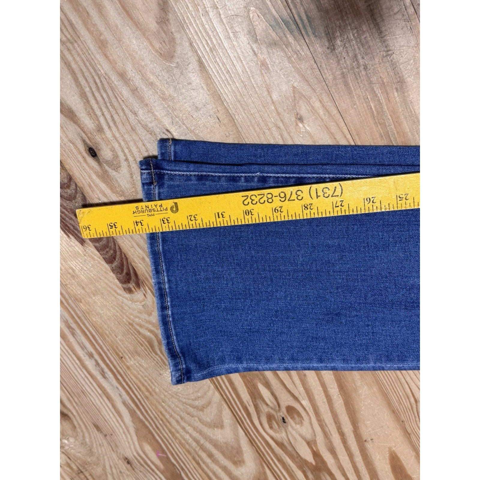 American Eagle Blue Jeans Next Level Stretch Midrise Kick Boot Women’s 8L NWT