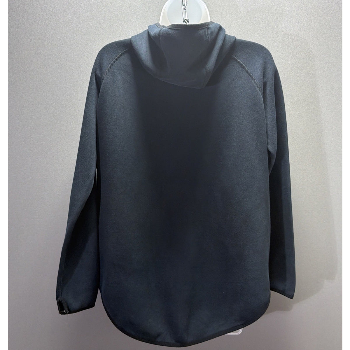 Nike Tech Fleece Cape Hoodie Womens M Black Full Zip Asymmetrical 908822-010