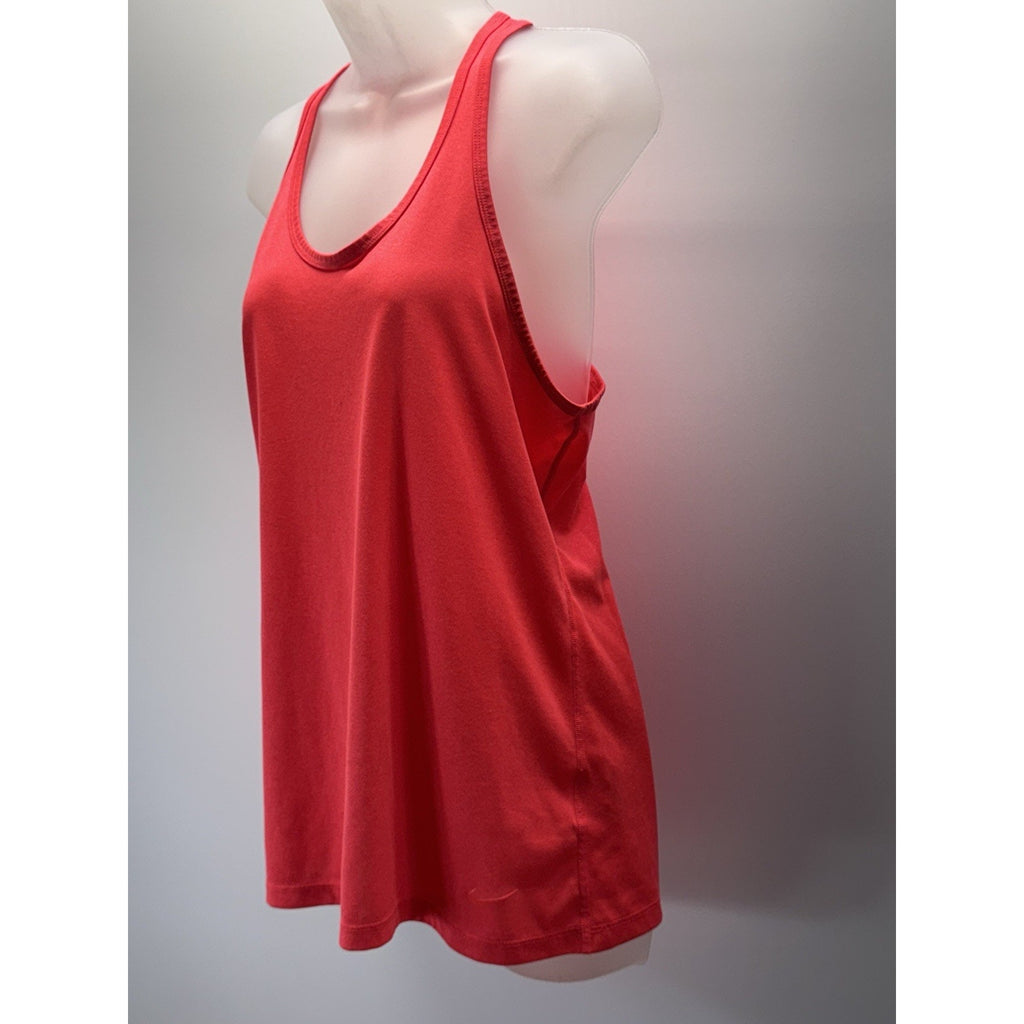 NIKE DRI-FIT Sleeveless Racerback Fusia Red Tank Top Women’s Size Large