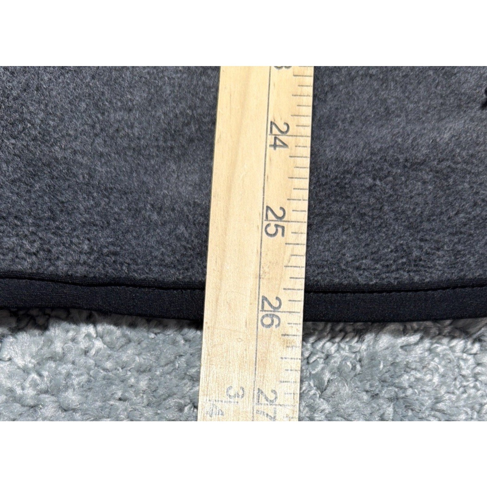 American Eagle AE77 Performace Fleece Vest Full Zip Men SZ Large Gray/Black