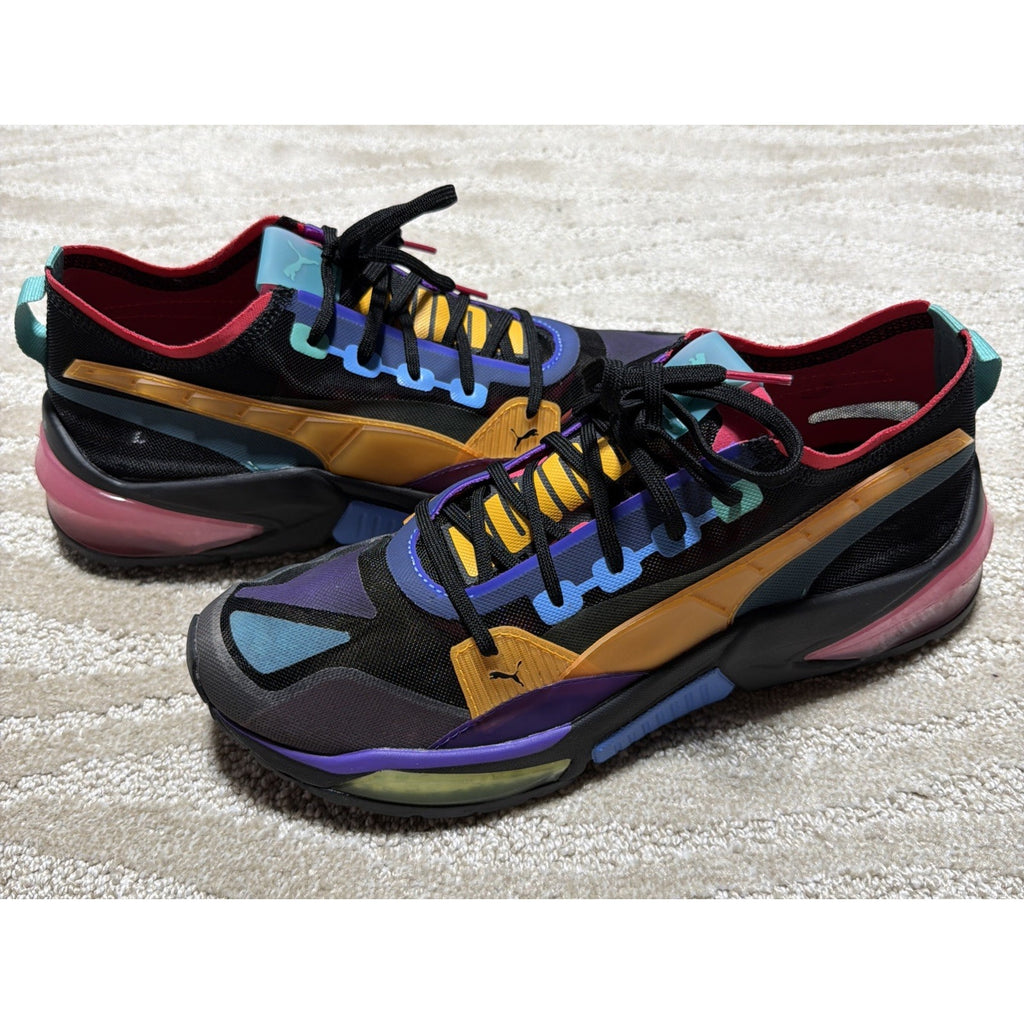 Puma LQDCell Optic Sheer Running Shoes Black & Multicolor Mens Sz 10.5/192560-06