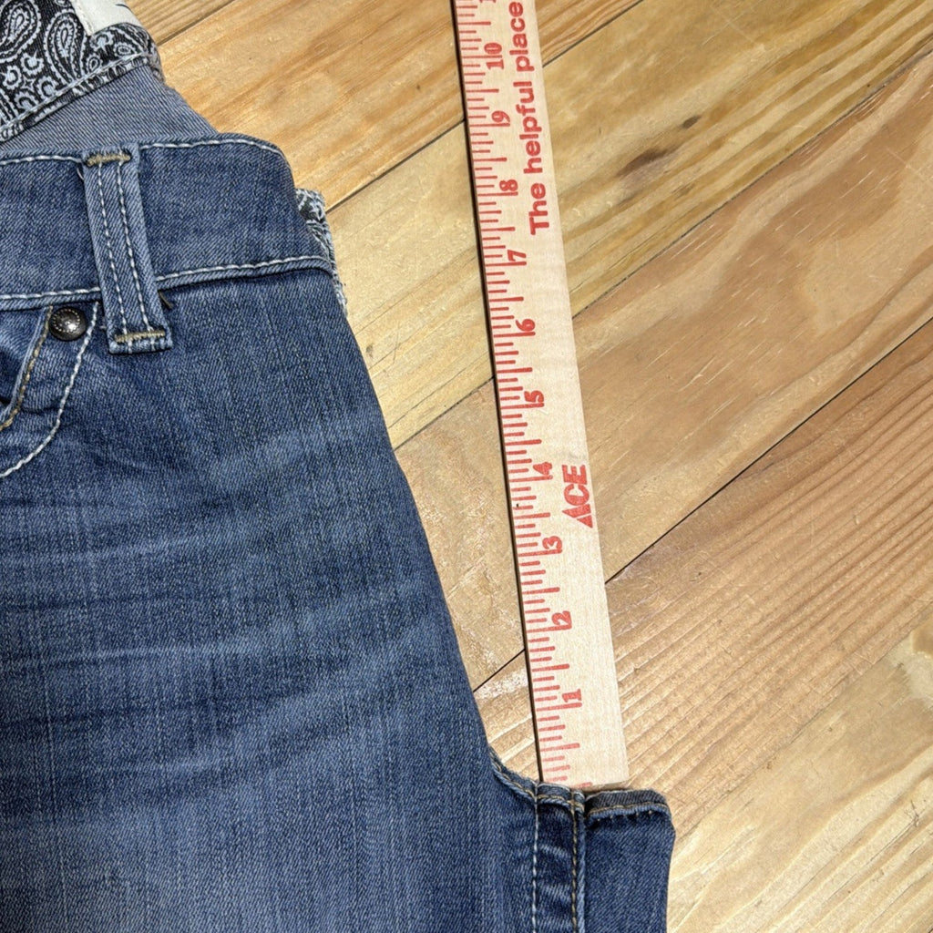 Ariat Real Women's Size 31 Short Rainstorm Real Riding Jeans Blue Bootcut