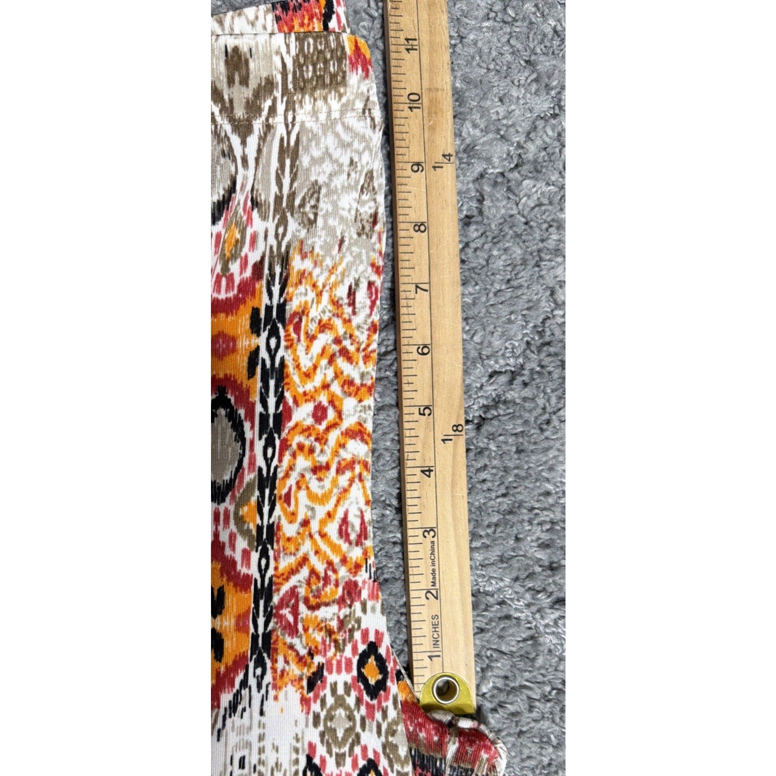 New Chicos Palazzo Pant multicolor wide leg pants size 0 Small Regular