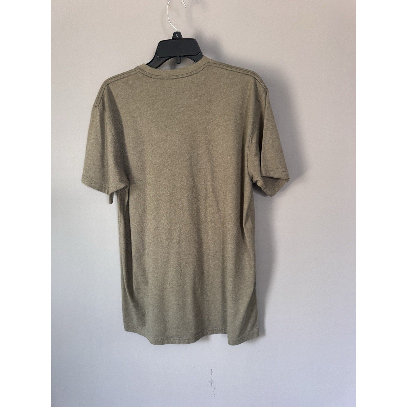 Walk By Faith Buffalo Graphic T Shirt Mens Large Tan Christian Western