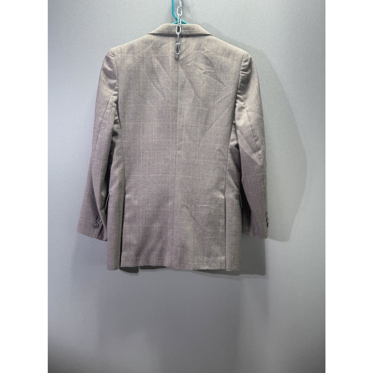Vintage Christian Dior Jeune Homme Boys 3 Piece Suit Plaid Jacket Vest Pants