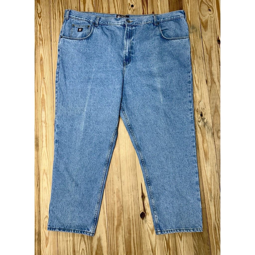 Chaps Ralph Lauren Jeans Mens 52x30 Blue Stone 99 Straight Leg 90s. 100% Cotton