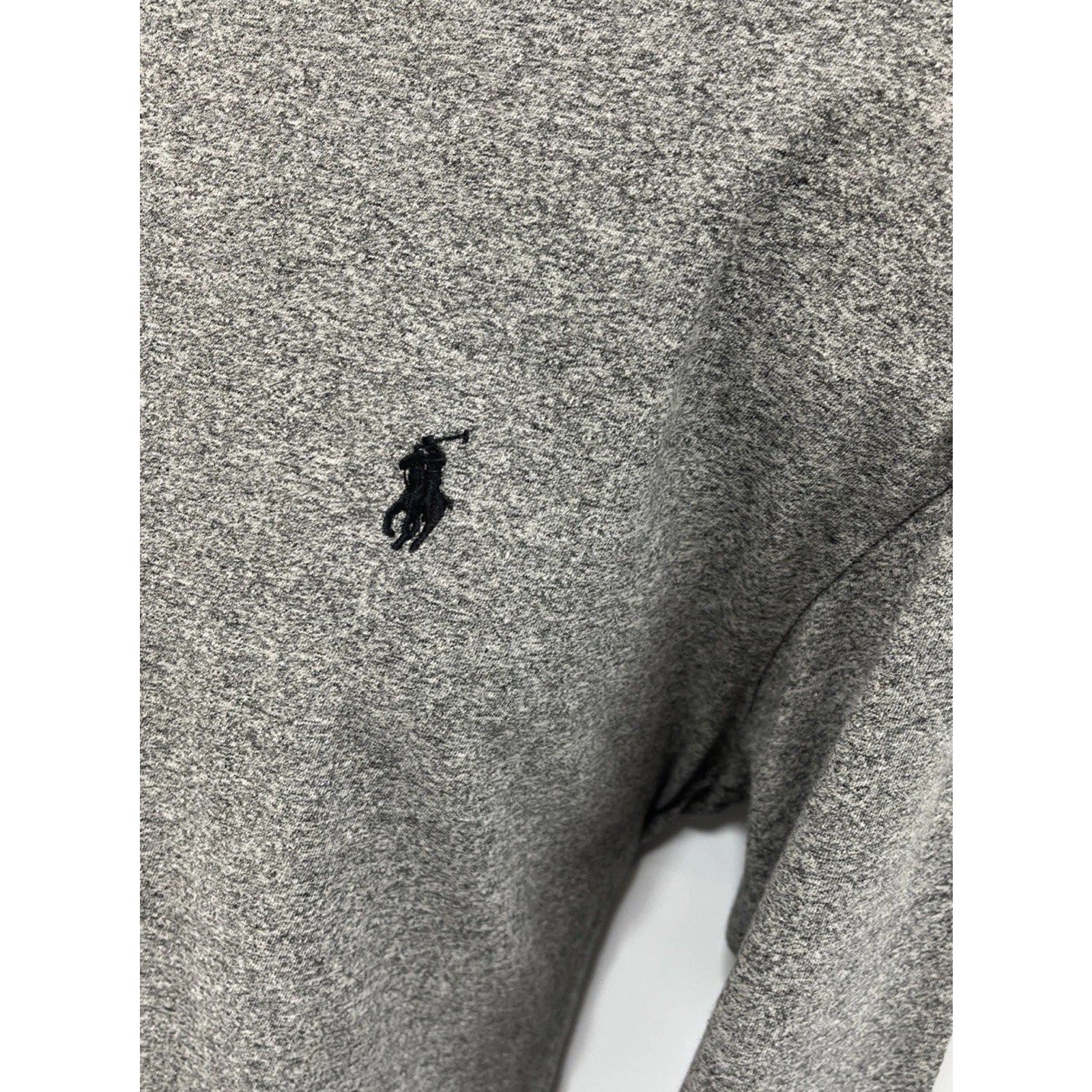 Polo Ralph Lauren T Shirt Mens M Gray Heathered Casual Long Sleeve