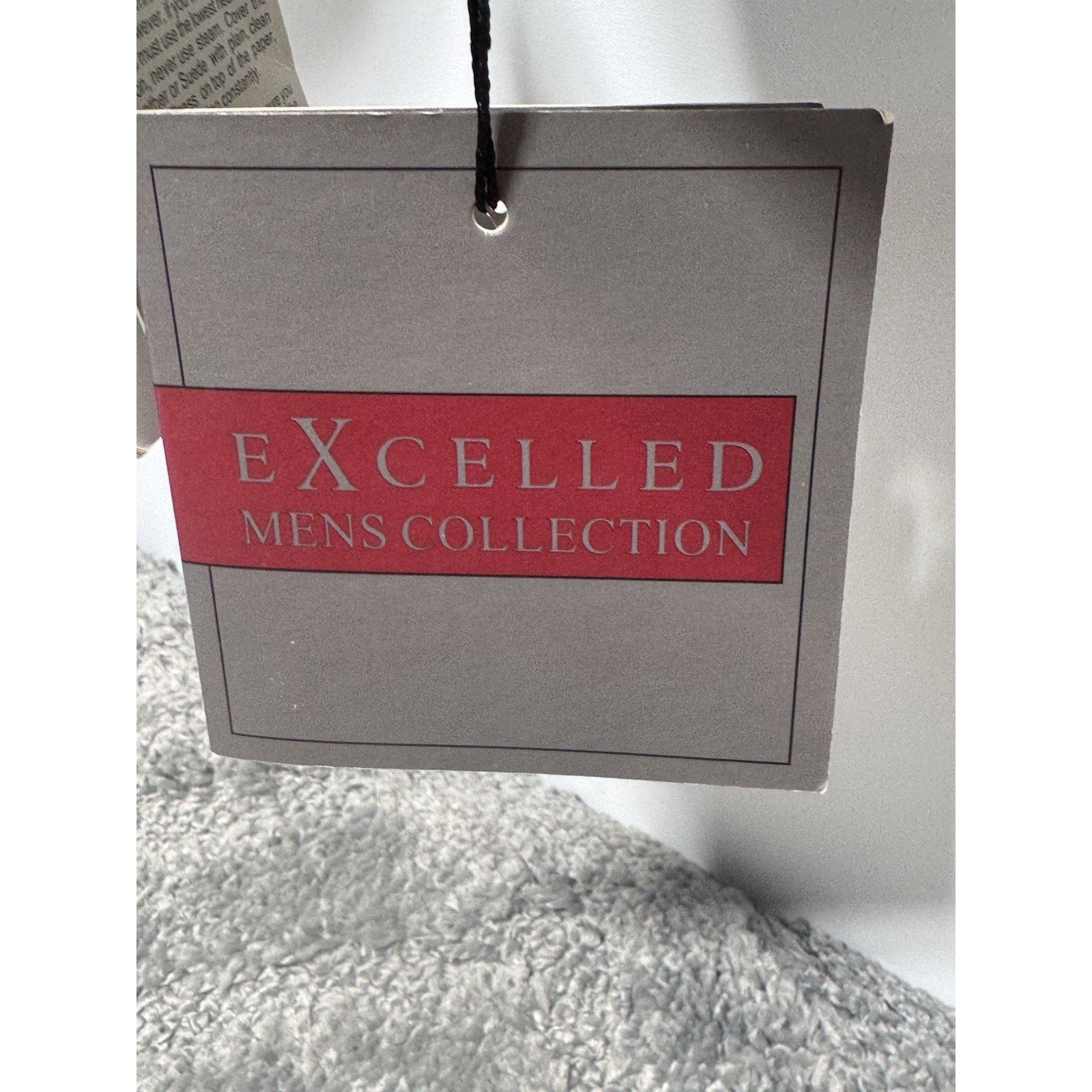 Excelled Black Leather Bomber Jacket Lamb Men’s Size X-Large 0287RM New