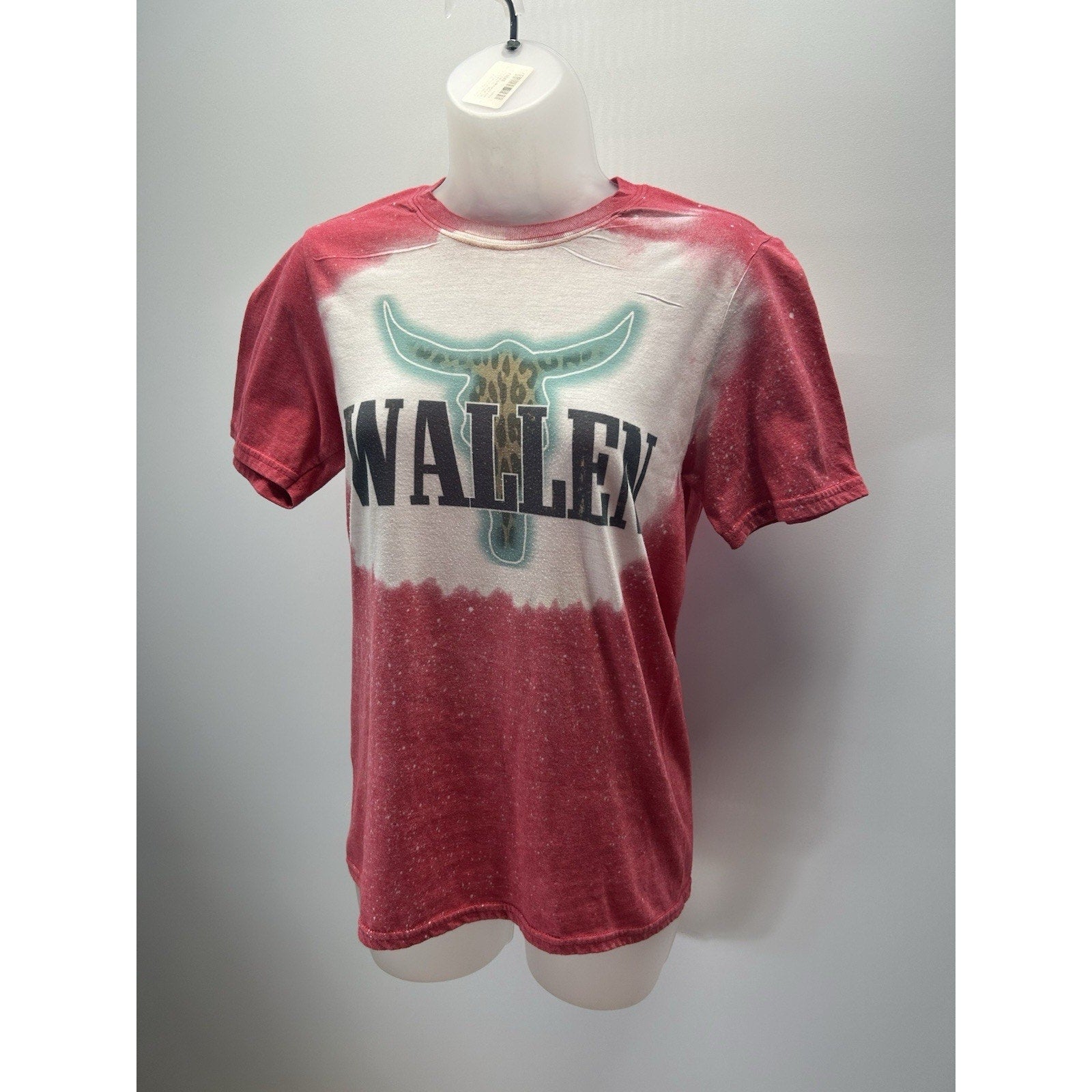 Morgan Wallen T Shirt Band Tee Country Rock Music Womens Small Bullhorns Merch.