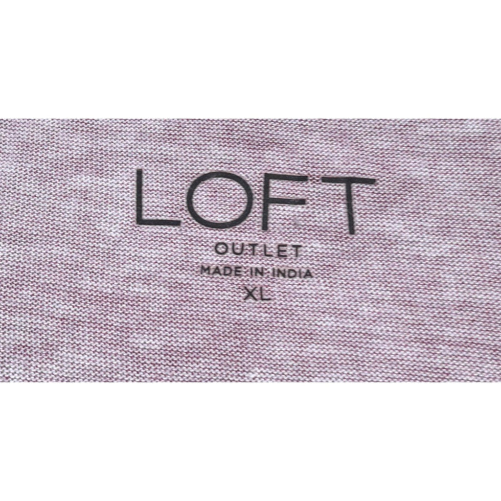 LOFT Striped Long Sleeve Tee, Size XL