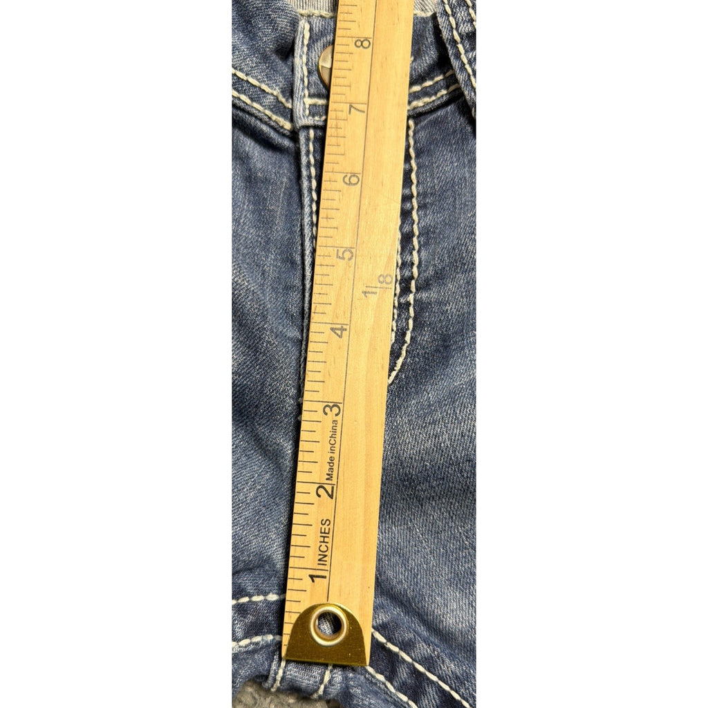 BKE Harper Cropped Jeans Womens Size 27 Casual Western Straight Leg Blue Denim