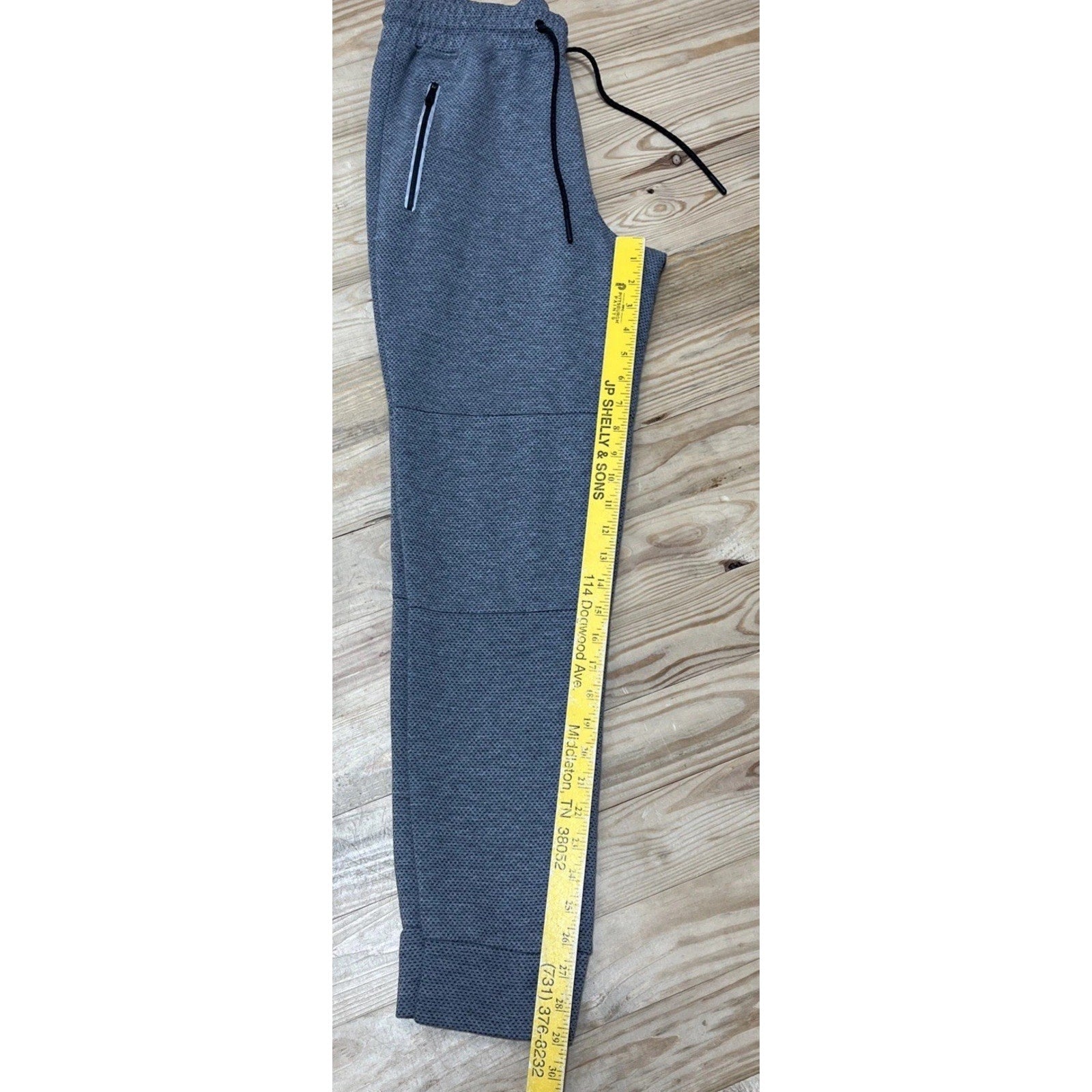 Spyder ProWeb Active Men's Gray Jogger Sweatpants Reflective Pockets Size S