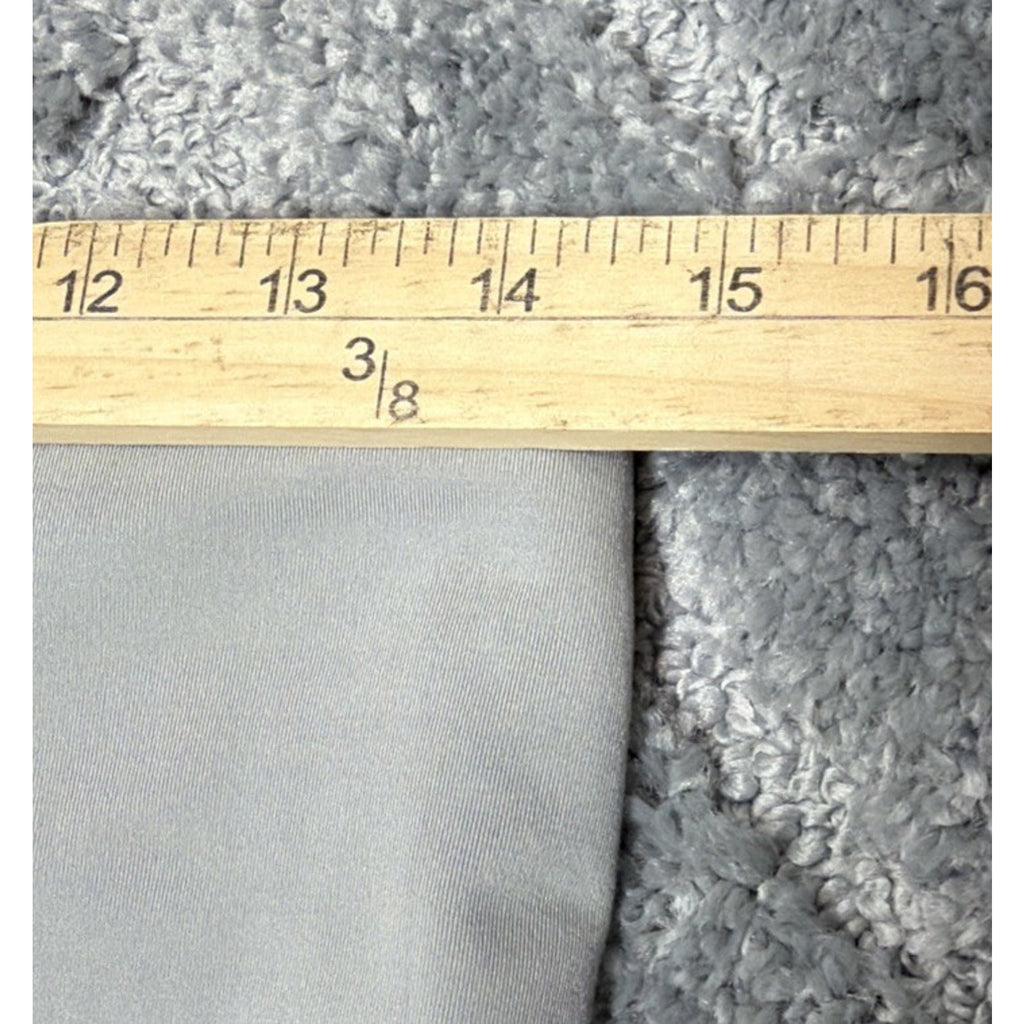 Athleta 7/8 Ankle Leggings Colorblock Gray Black Size M Womens Yoga Running