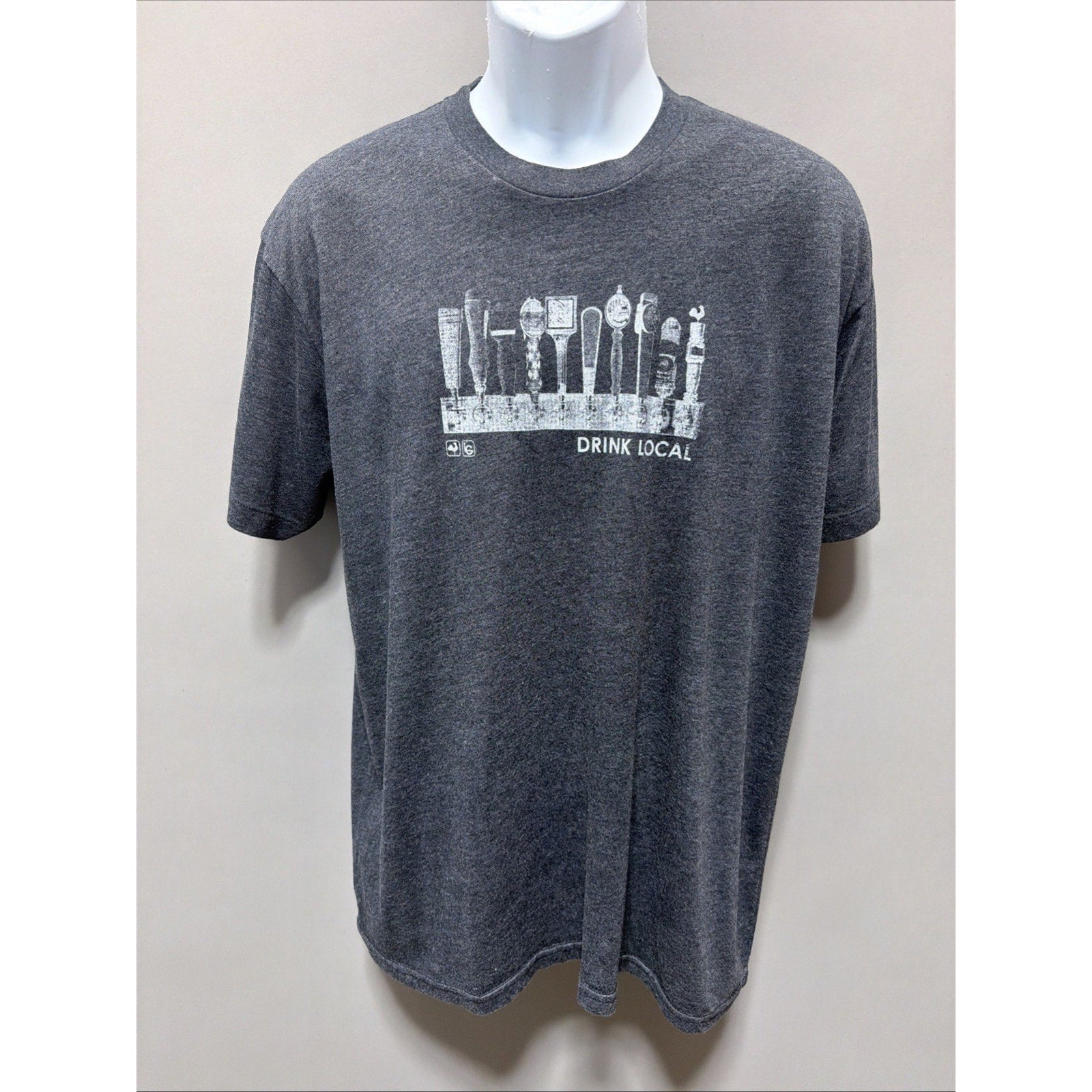 Mens Locally Grown Tshirt Drink Local Size XL