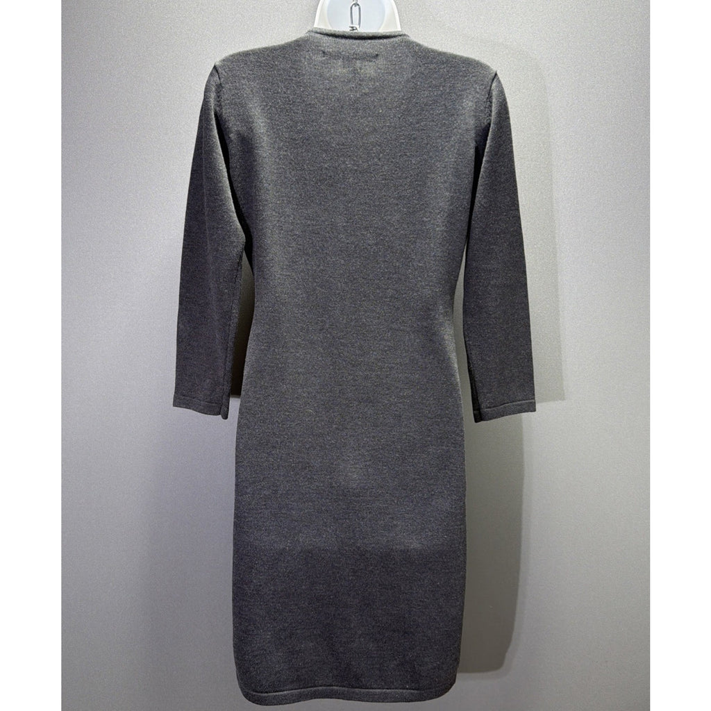 Marc New York-Andrew Marc Stud Trim Sweater Dress Size Small