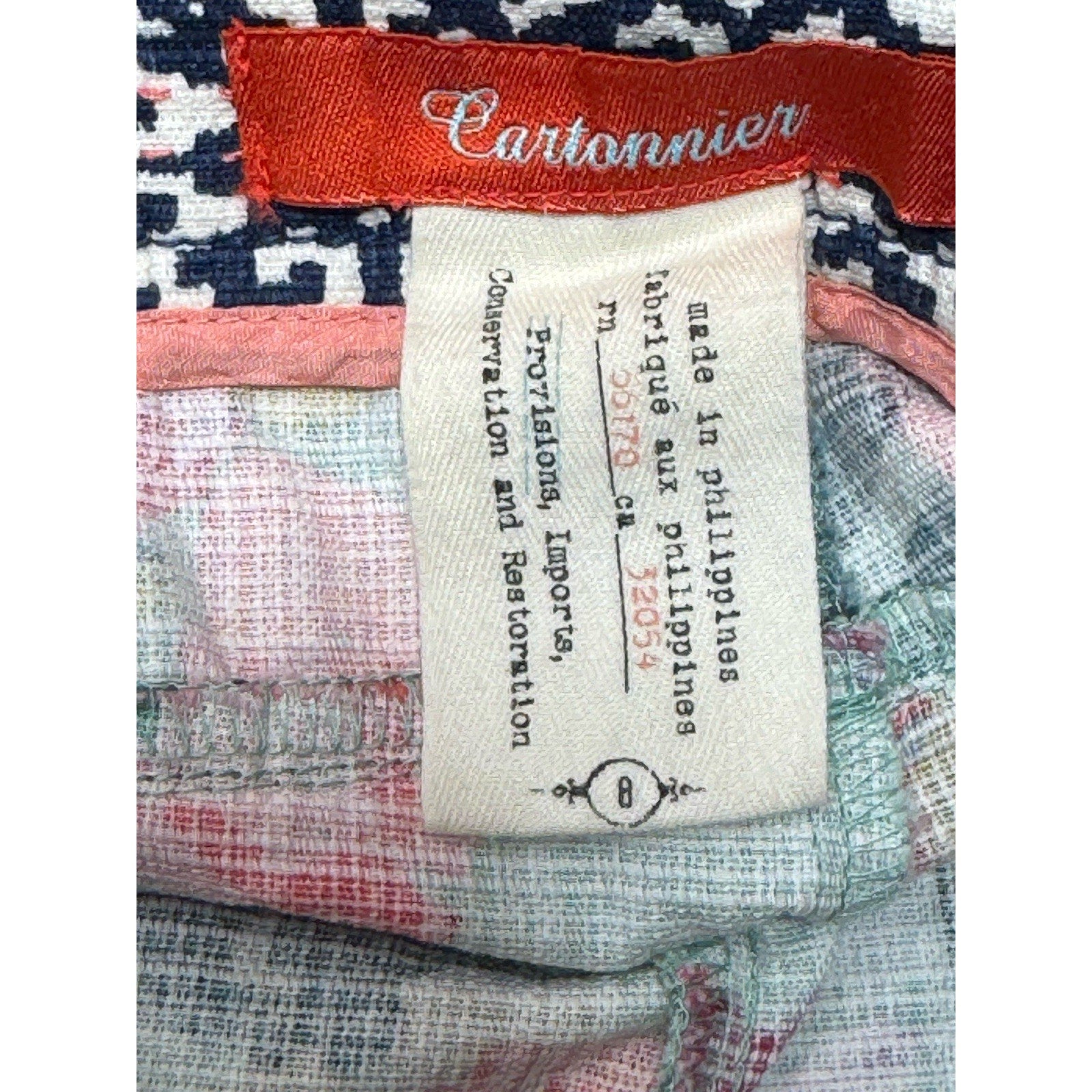 Anthropology Cartonnier Skyflower Shorts Green Floral Women’s Size 8