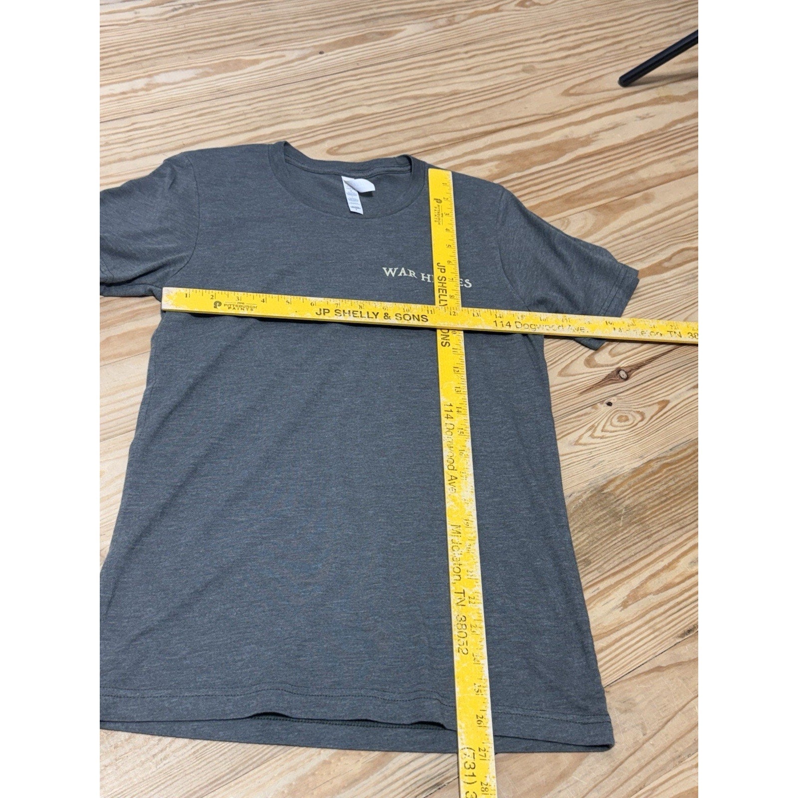 War Hippies T-Shirt Army Green Strength Protector Live Free Faith Love Men’s S