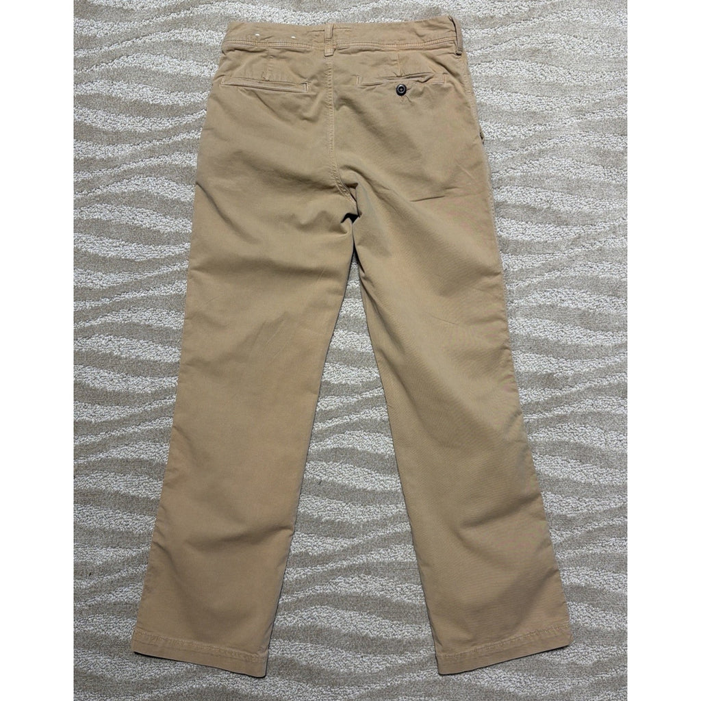 American Eagle Outfitters Next Level Stretch Relaxed Boot Mens Khaki Pants 28x30