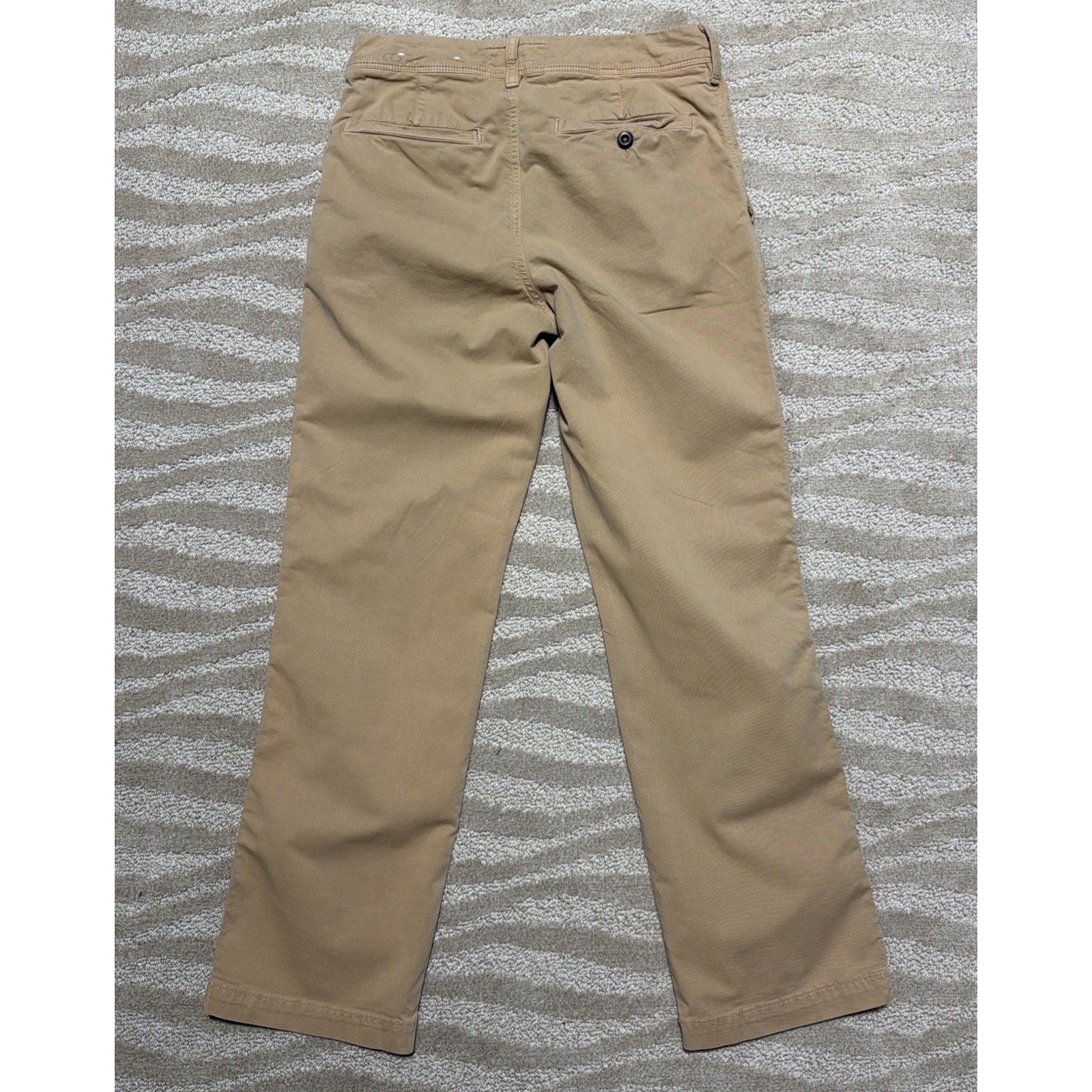 American Eagle Outfitters Next Level Stretch Relaxed Boot Mens Khaki Pants 28x30