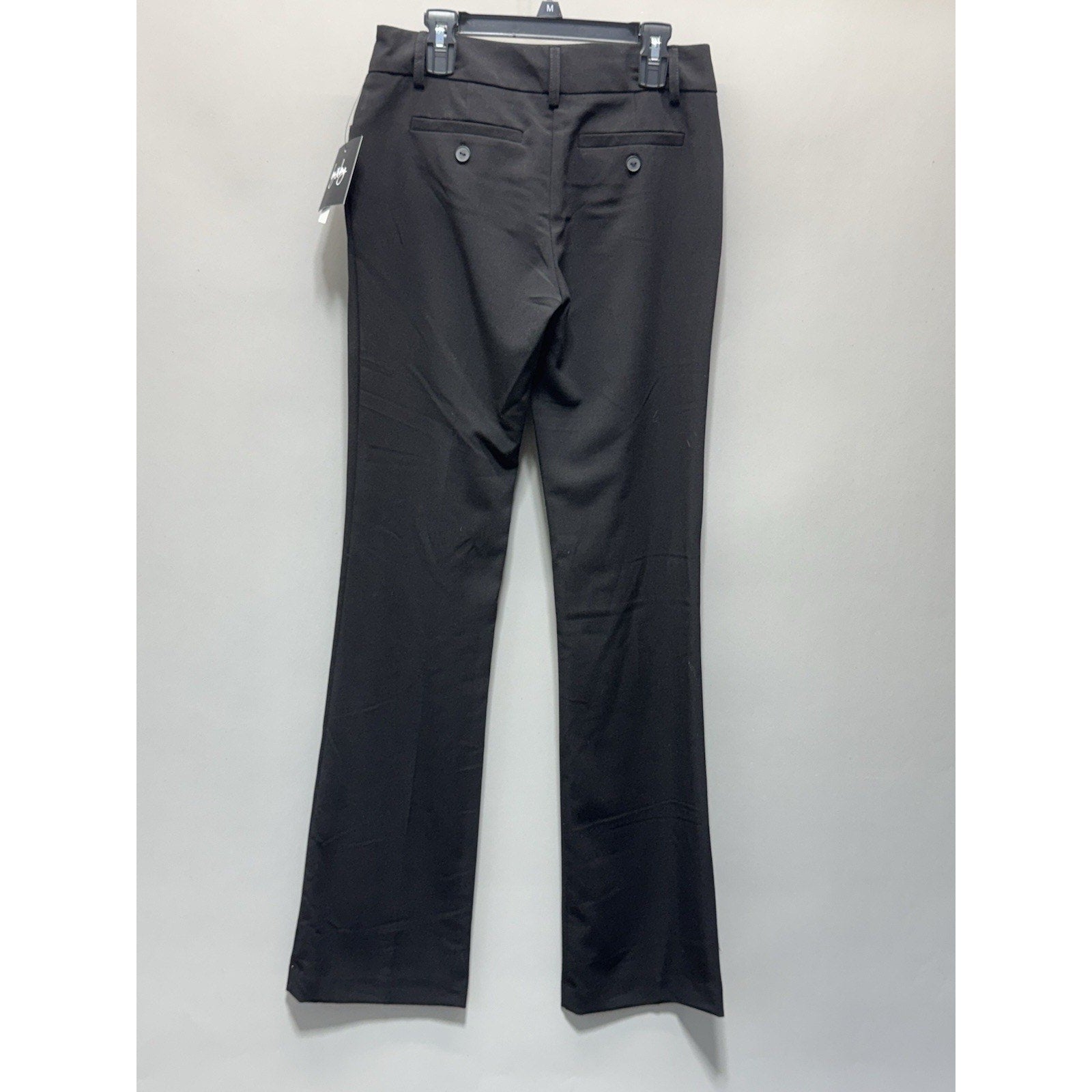 By & By Black Bootcut Dress Pants Womens Size 1 Stretch Office Work Career NWT