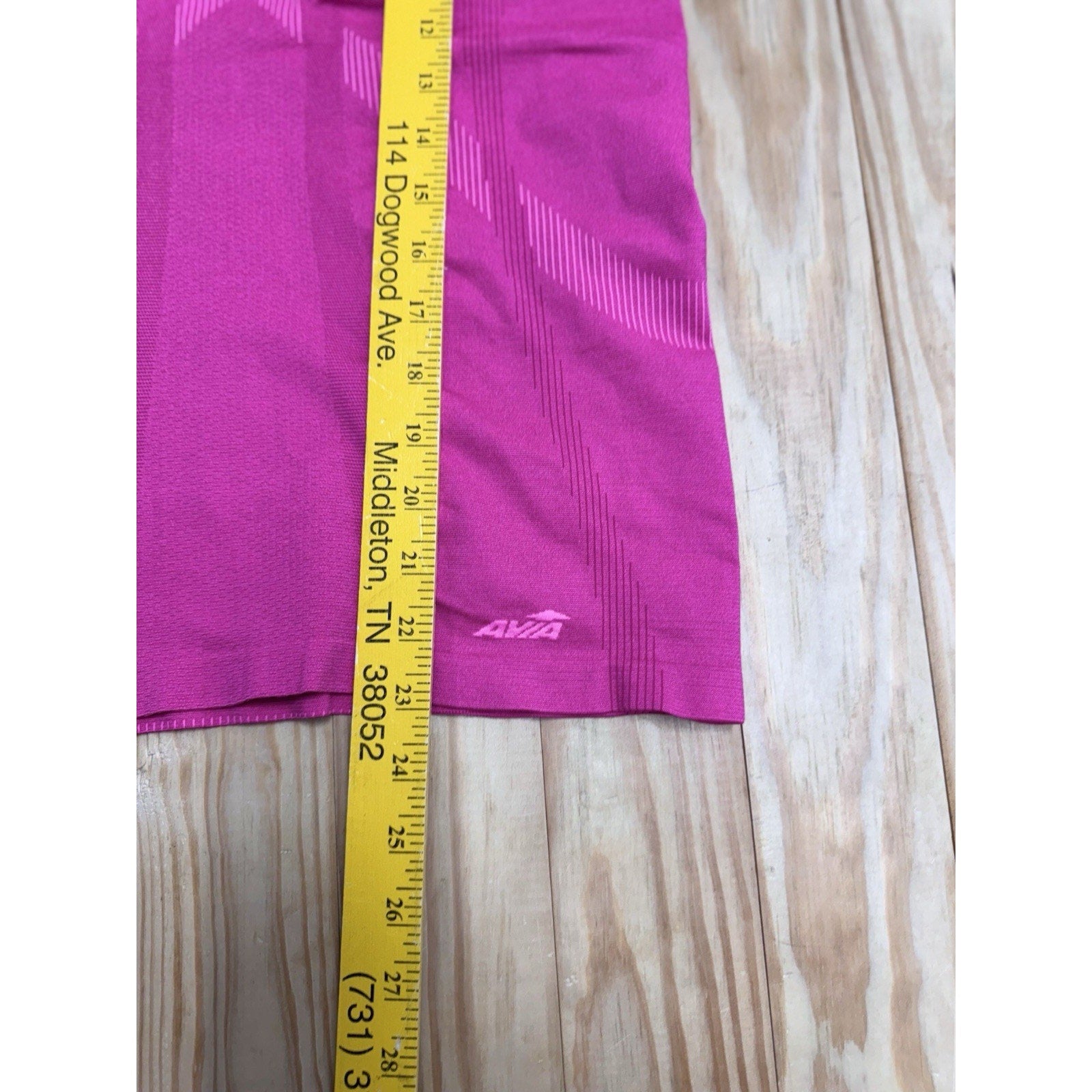 Avia Women's Black and Hot Pink Athletic Workout Gym Tank Top Size Medium