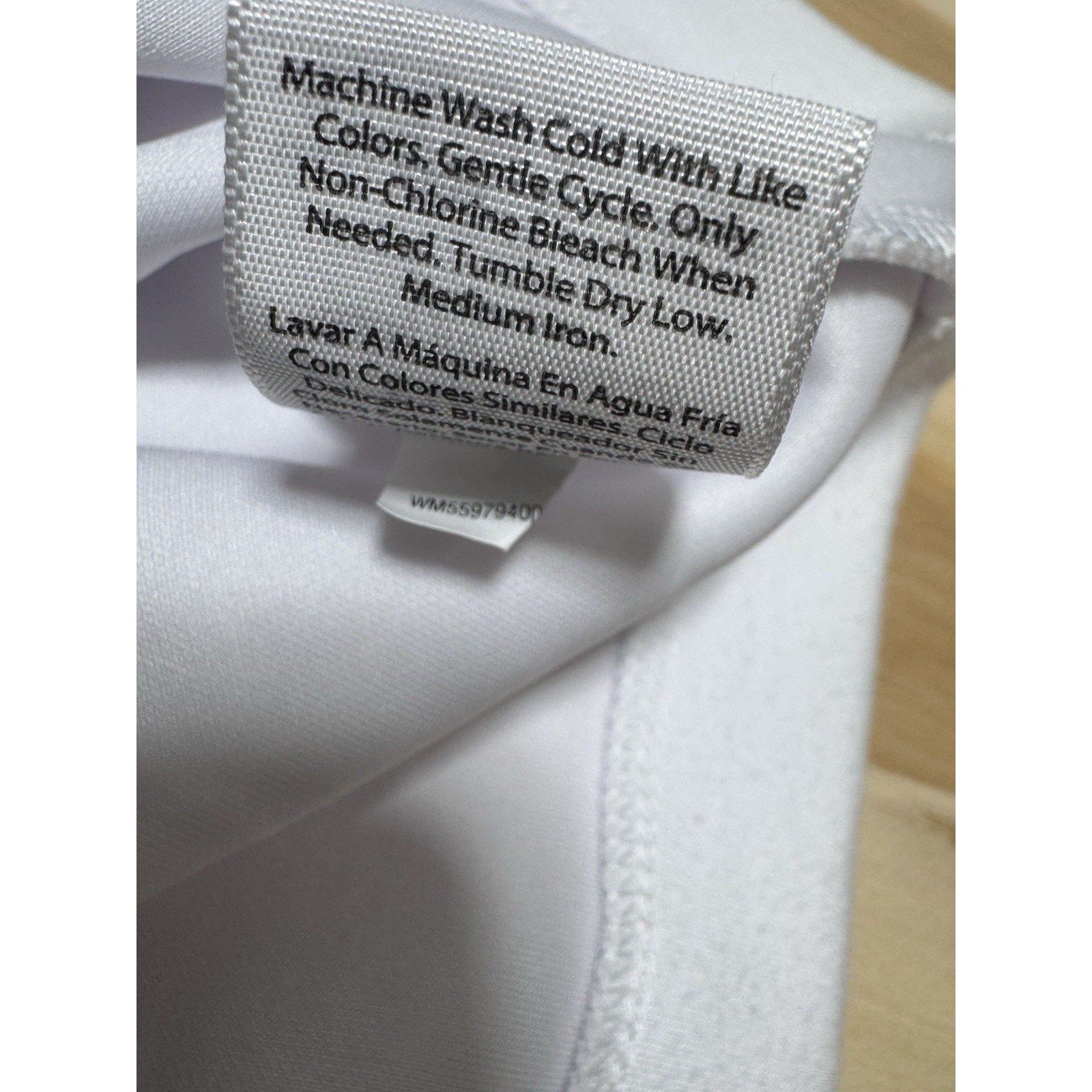 Girls Athletic Works White Full Zip Hoodie Jacket Black Piping Size L 10-12