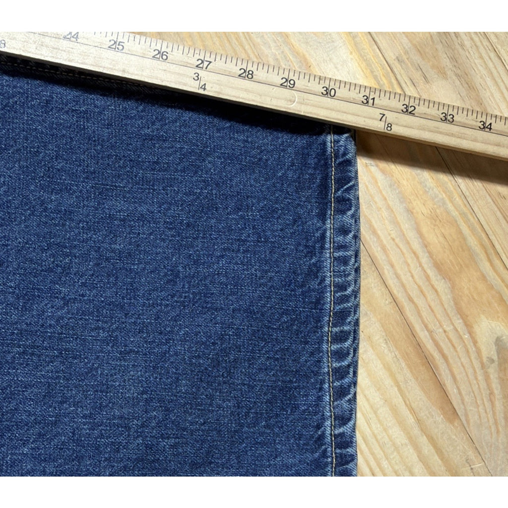Vintage Ralph Lauren Polo Jeans Co Baggy Fit Blue Denim Loose Fit 38x30 NWT