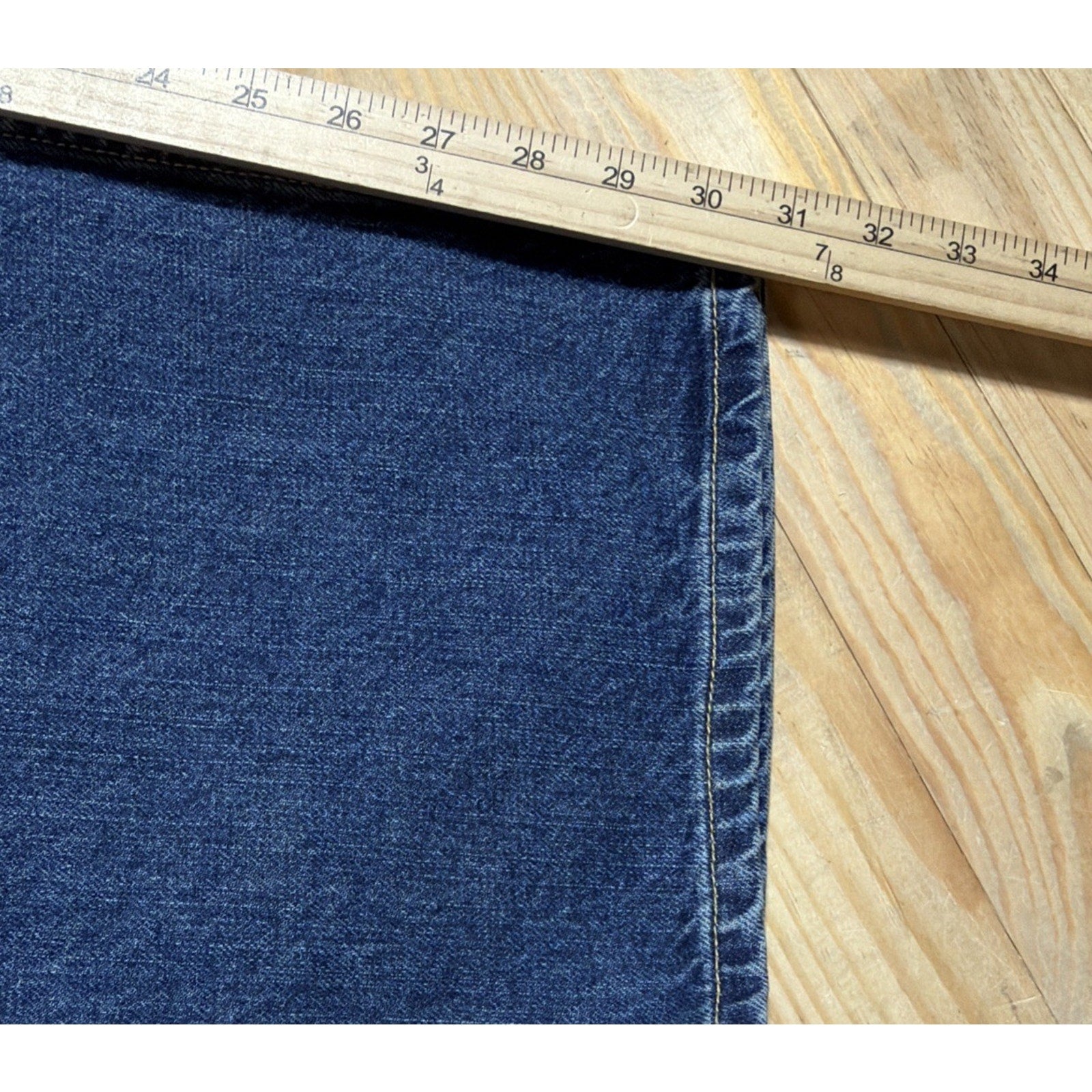 Vintage Ralph Lauren Polo Jeans Co Baggy Fit Blue Denim Loose Fit 38x30 NWT