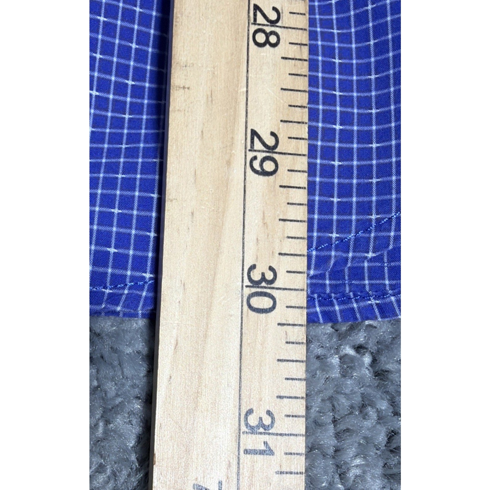 Banana Republic Camden Fit 120s Supima Cotton Blue Size Large