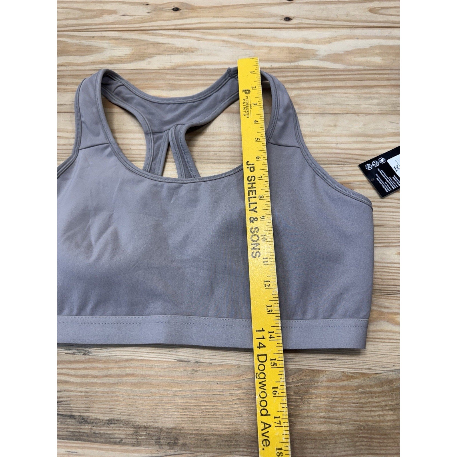 Avia Women's XXL (20) High Impact Strappy Sports Bra Taupe NWT
