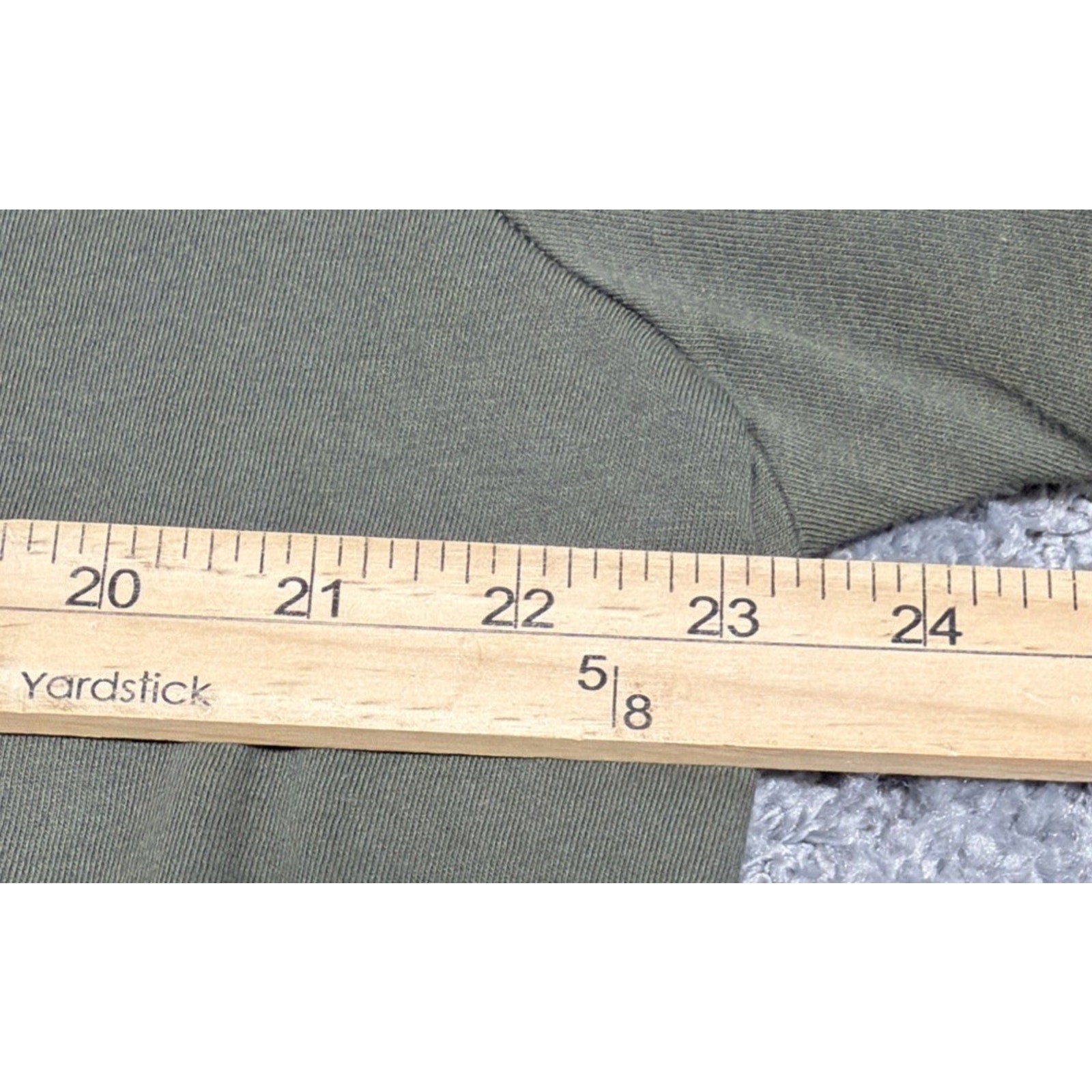 EXPRESS Men's Solid Essential Crew Neckline Logo T-Shirt, Green Sz XL