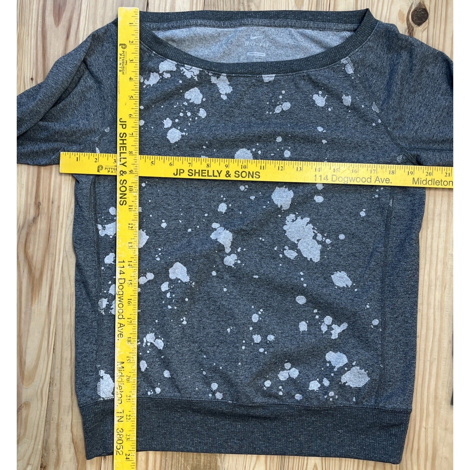 Nike Women's Dri-Fit Off Shoulder Long Sleeve Top Shirt Sz S Small