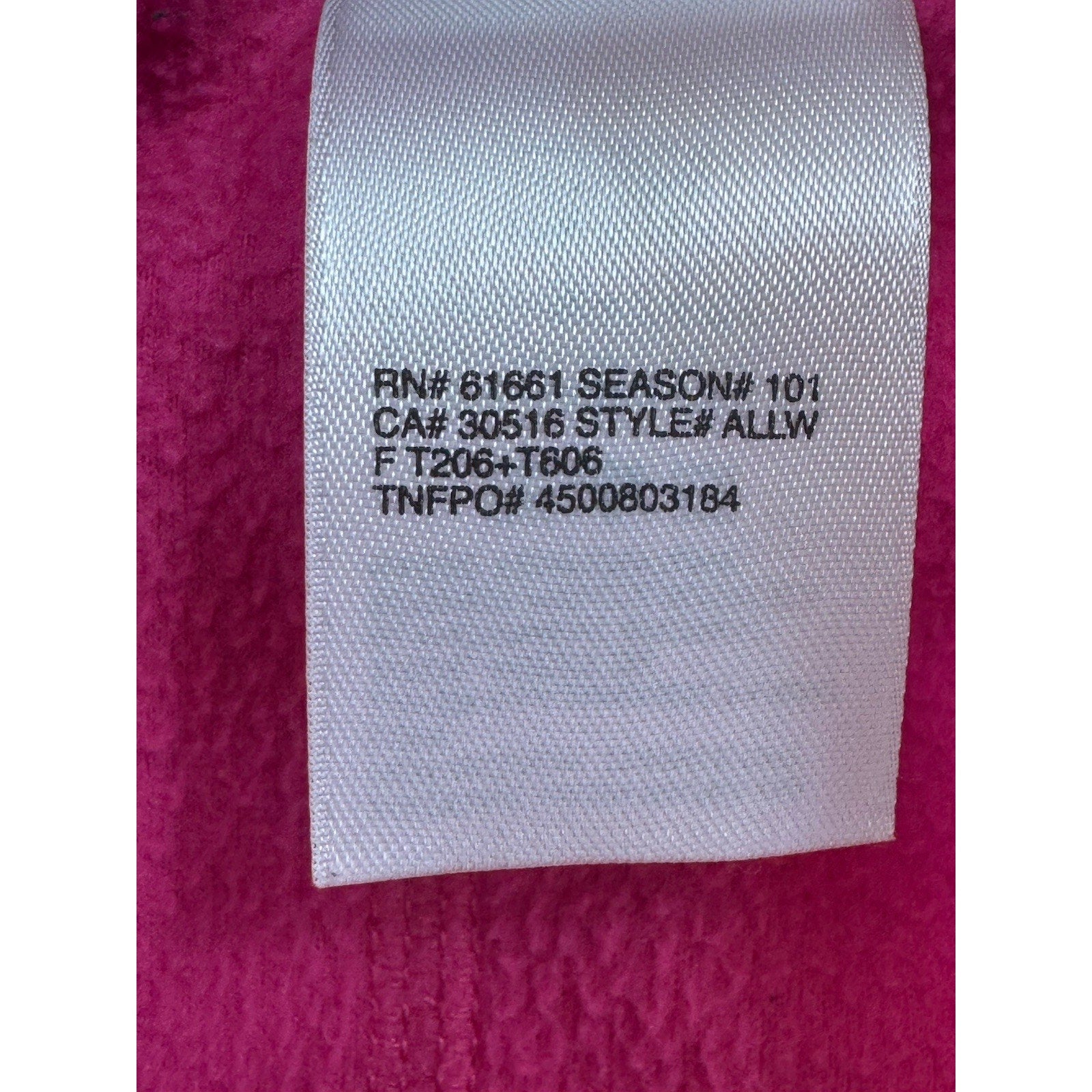 The North Face Pocket Hoodie Jacket Yoga Pilates Fleece Hot Pink Women’s Small