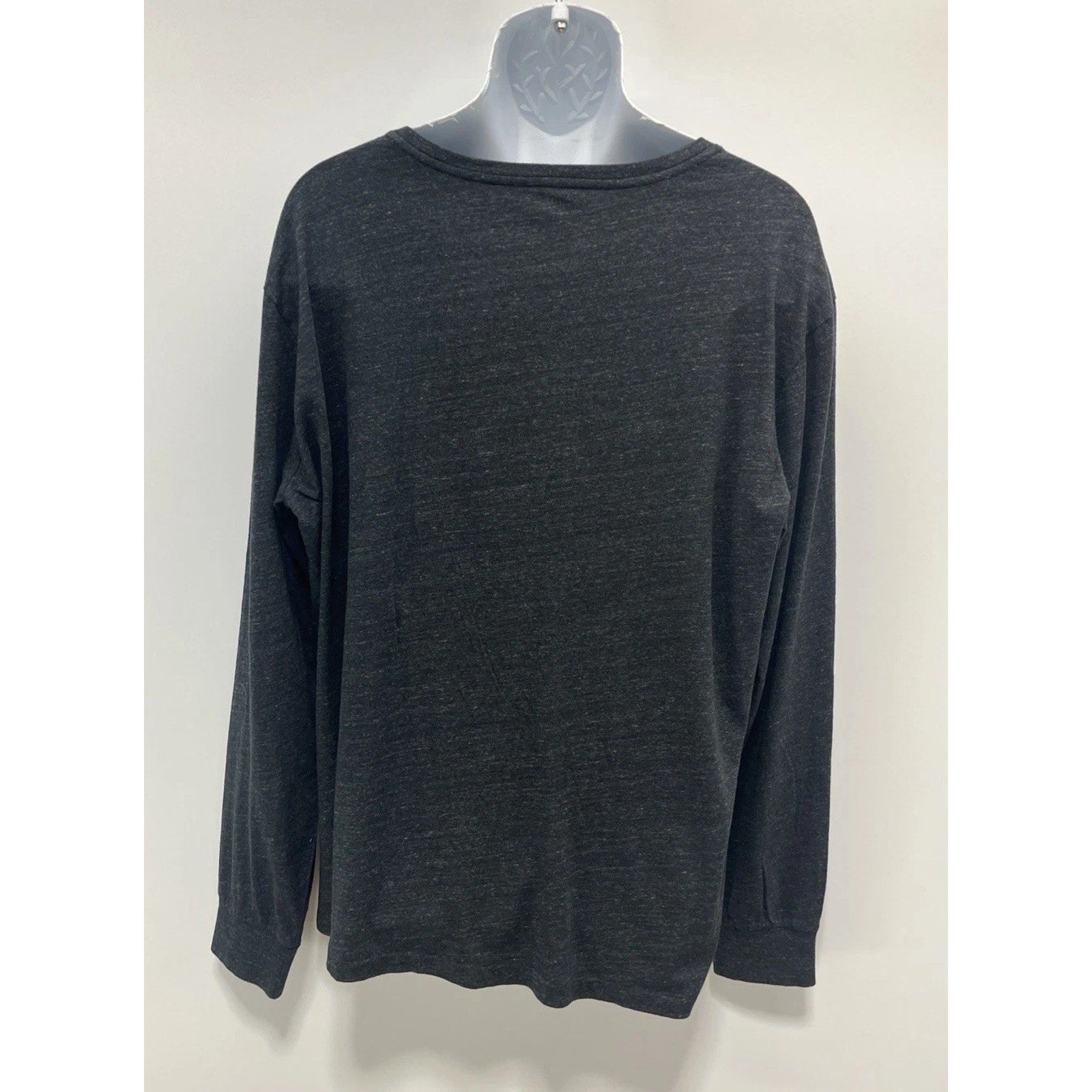 Polo Ralph Lauren Mens XL Gray Long Sleeve Shirt Crew Neck 100% Cotton