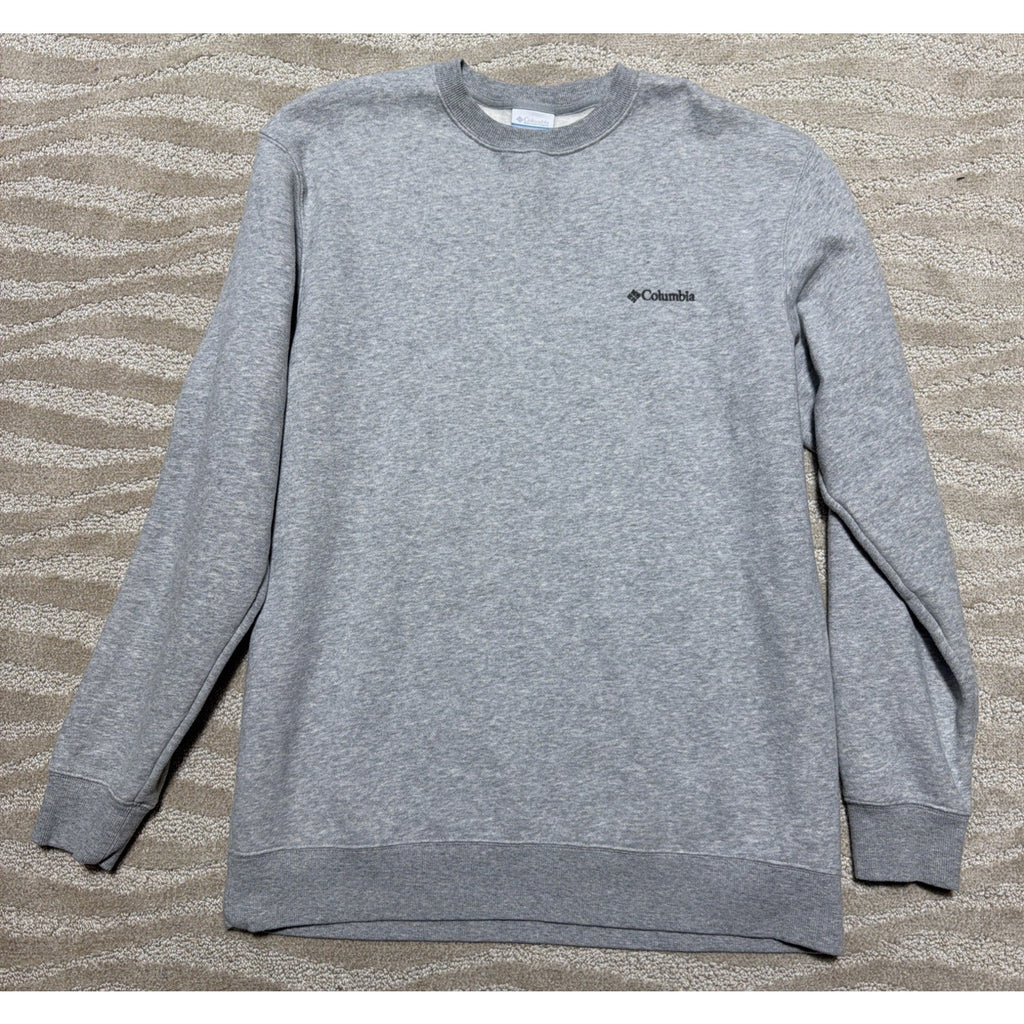 Columbia Hart Mountain Crewneck Cozy Sweatshirt Heather Gray Size L NWOT