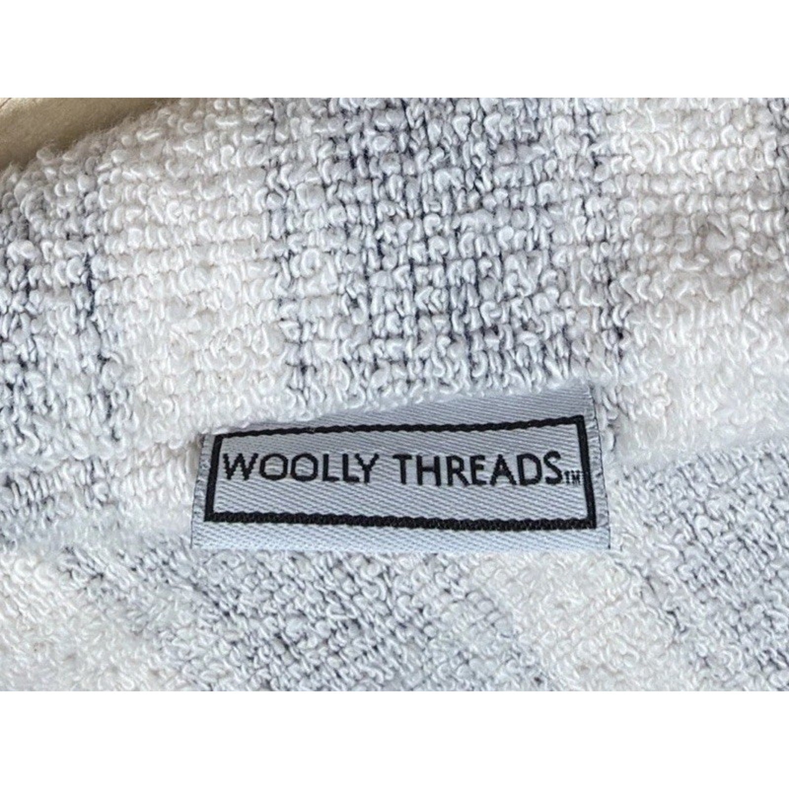 Women’s Woolly Threads The Original Woolly Sweater M Gray And Cream Made In USA