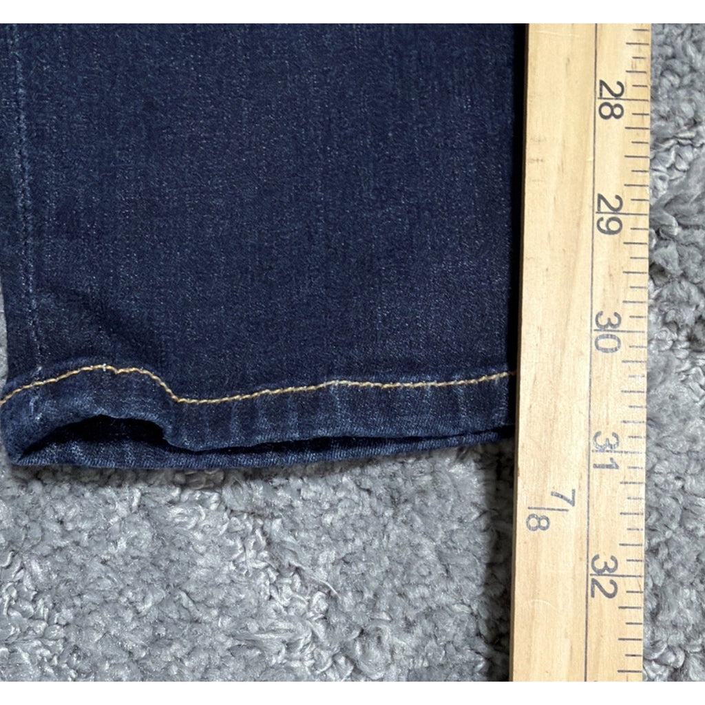7 FOR ALL MANKIND THE SKINNY Women Size 24 Denim Blue Jeans
