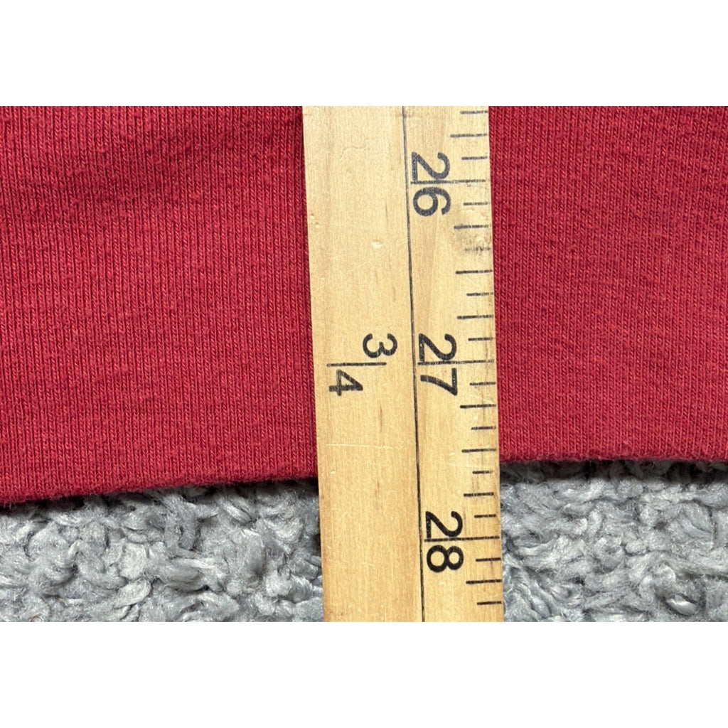 Indiana University Fleece Hoodie XXL Red Pullover Sweatshirt Stitched Top World
