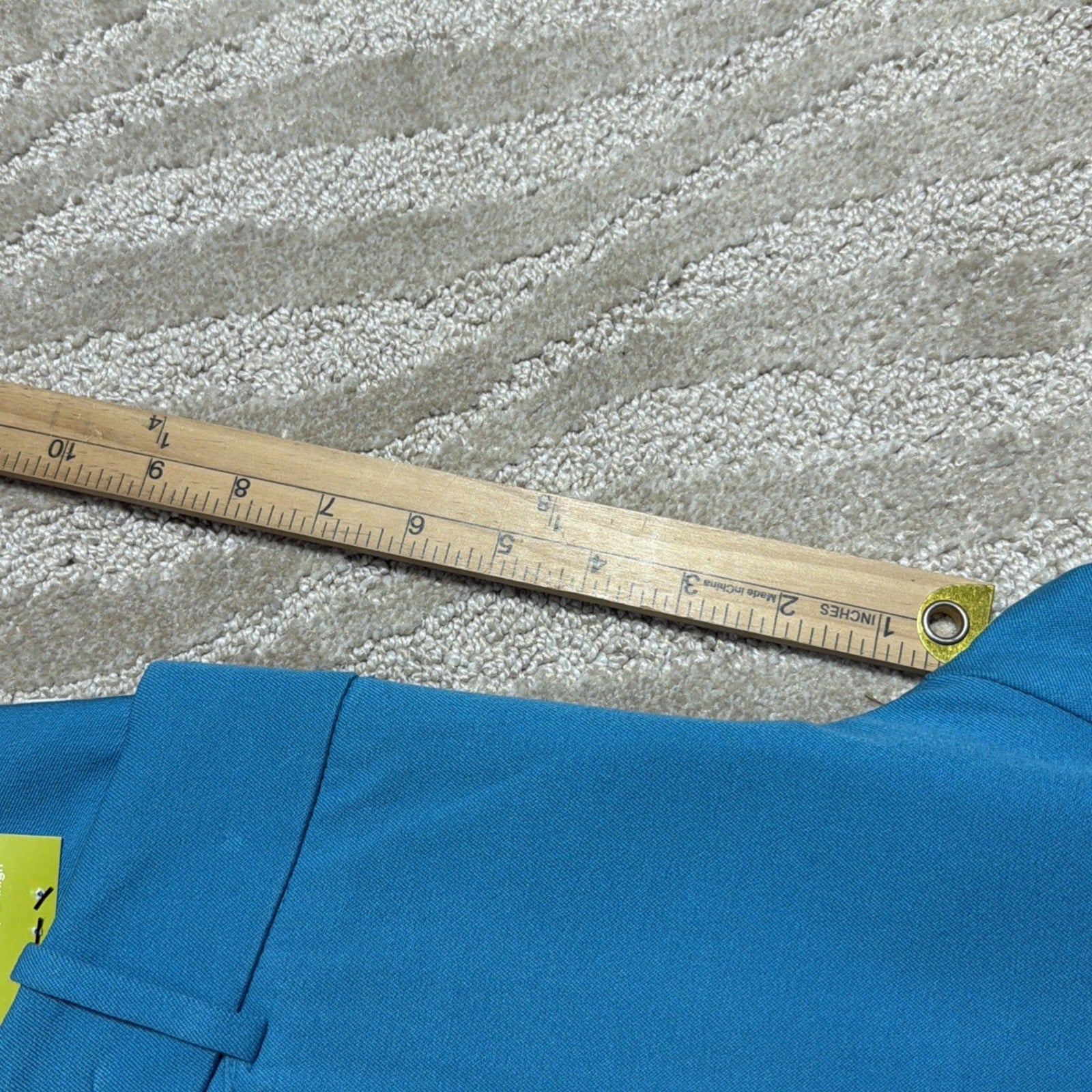 Merona Modern Fit Ankle Stretch Women's Dress Blue Pants Size 4 NWT