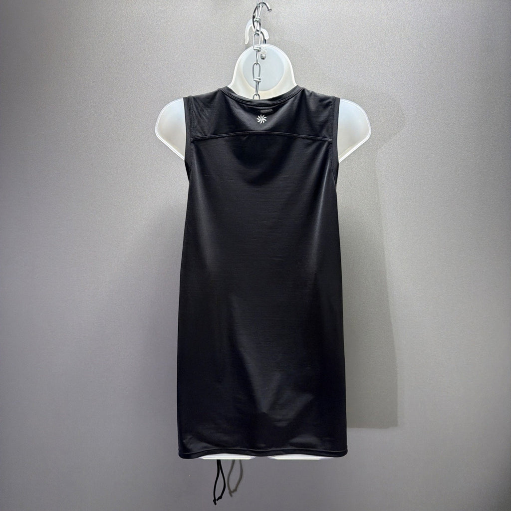 Athleta Ruched Tank Black Athleisure Athletic Size Medium Stretch