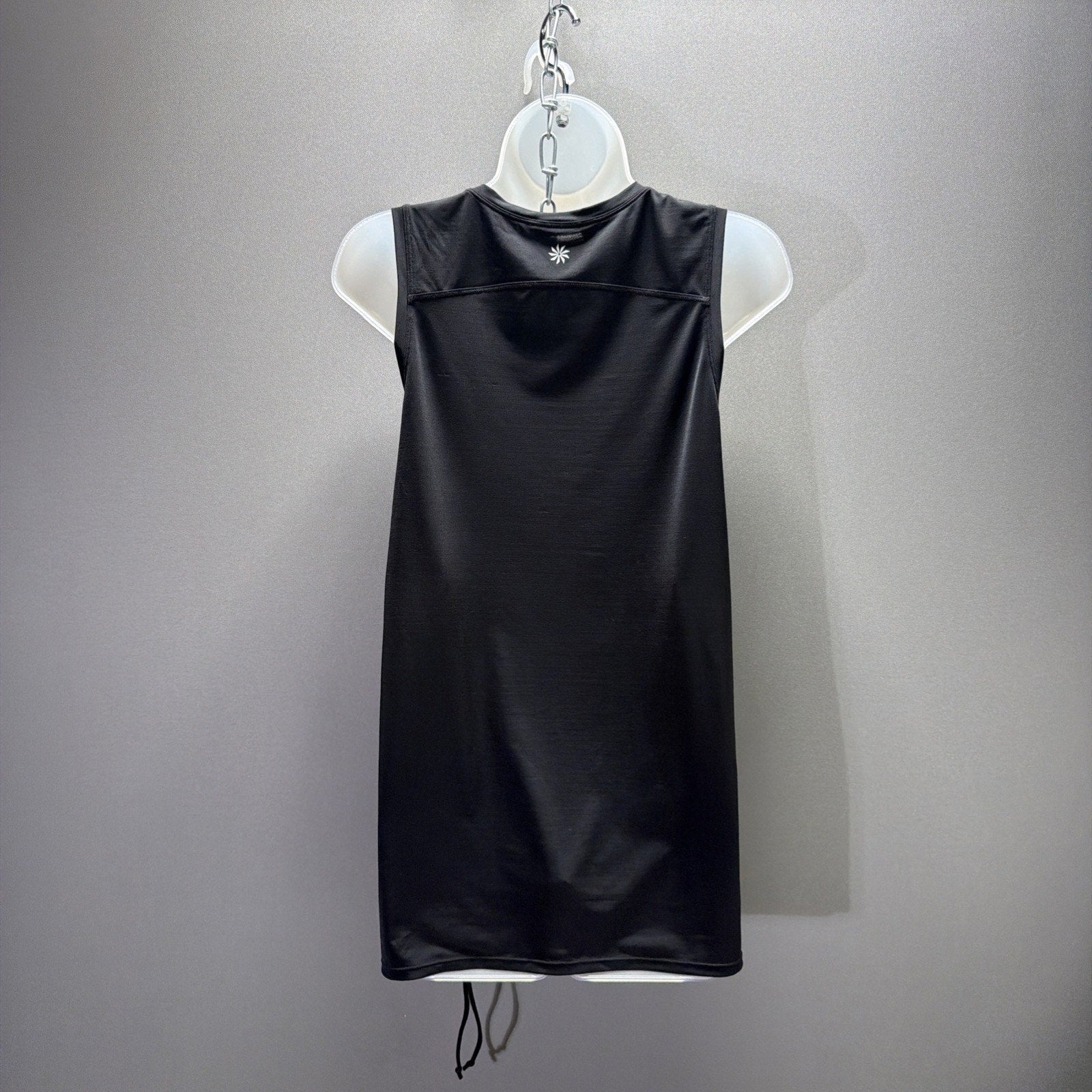 Athleta Ruched Tank Black Athleisure Athletic Size Medium Stretch