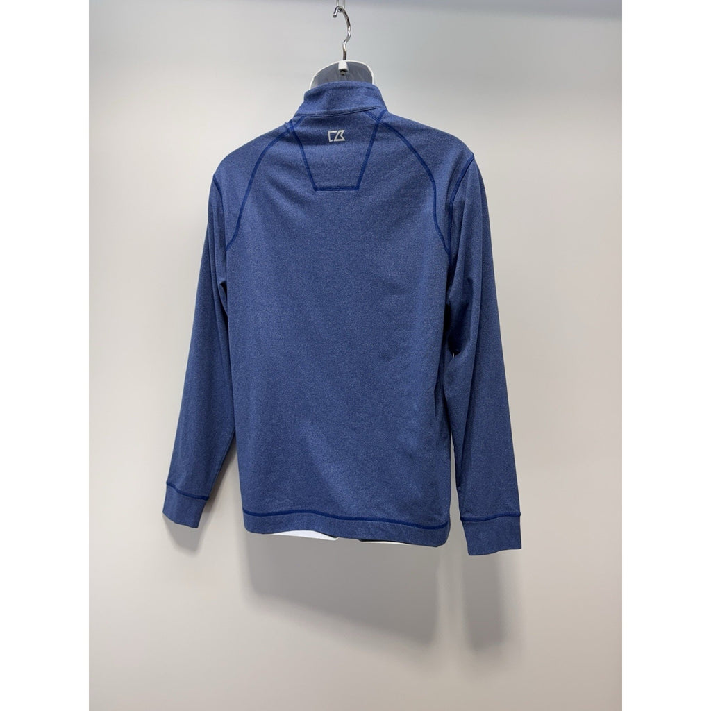 Mets Cutter & Buck Pullover 1/4 Zip Blue Long Sleeve Athletic Drytec Men’s S