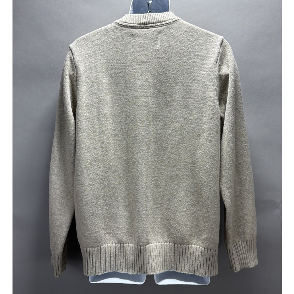 Eddie Bauer Sweater Mens L Button Henley Pullover Long Sleeve Combed Cotton
