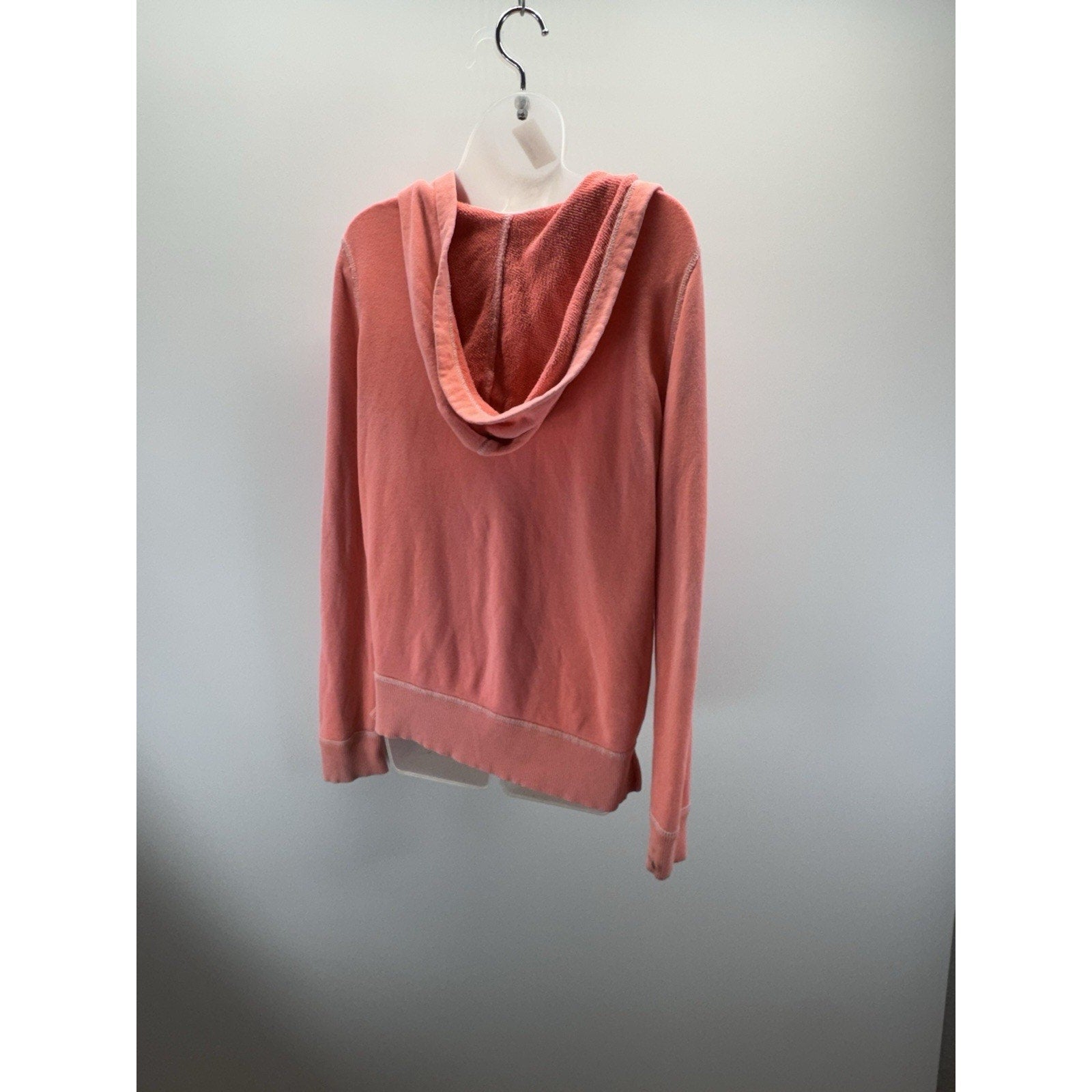 American Eagle Outfitters Lace Up Hoodie Peach Pink Size Small