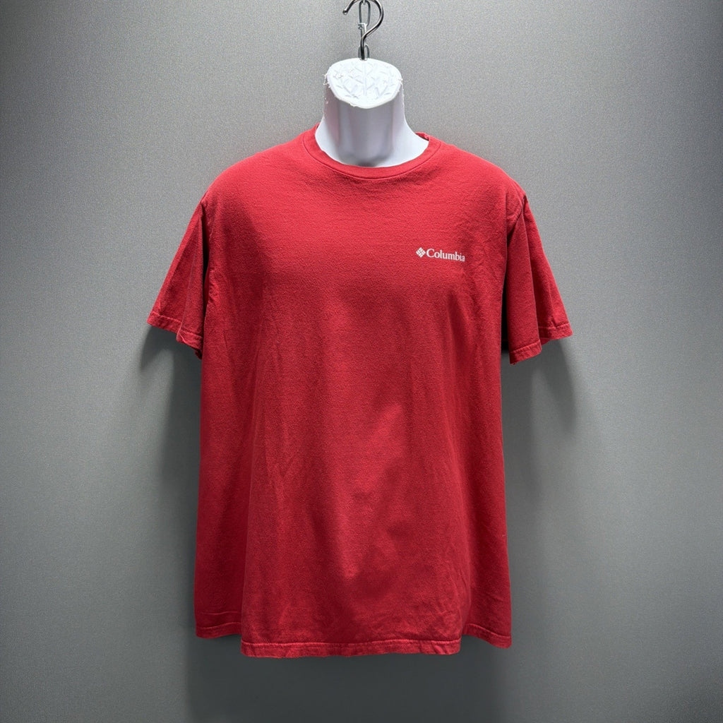 Columbia Men's T-Shirt Sz L Graphic Short Sleeve Zion National Park Performance