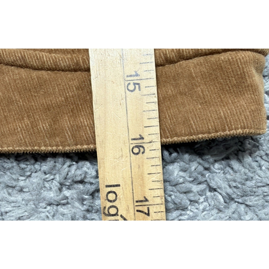 Vtg Womens M Coast To Coast San Merino Crop Corduroy Jacket Rhinestone Buttons