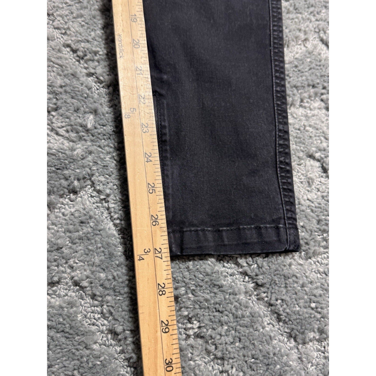 Italy Morn Men's Size Chino Jogger Pants Black 30X27
